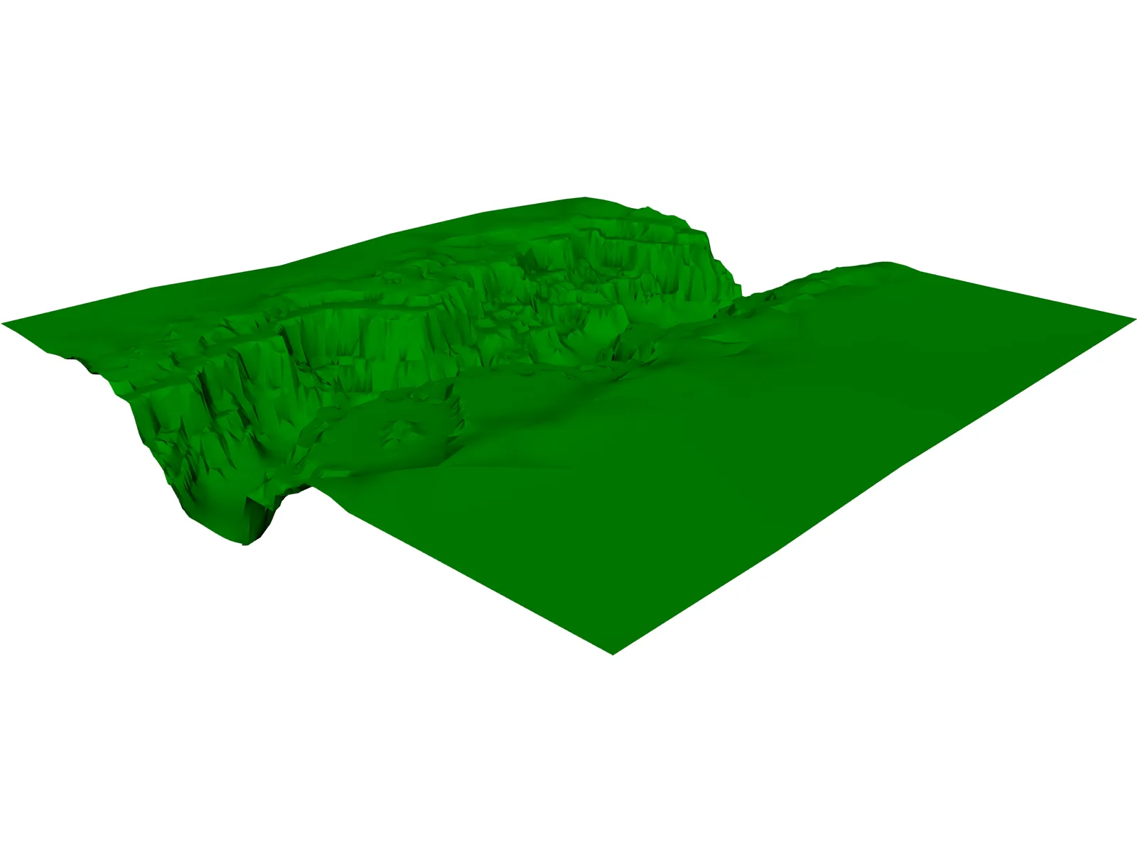 Canyon 3D Model main preview