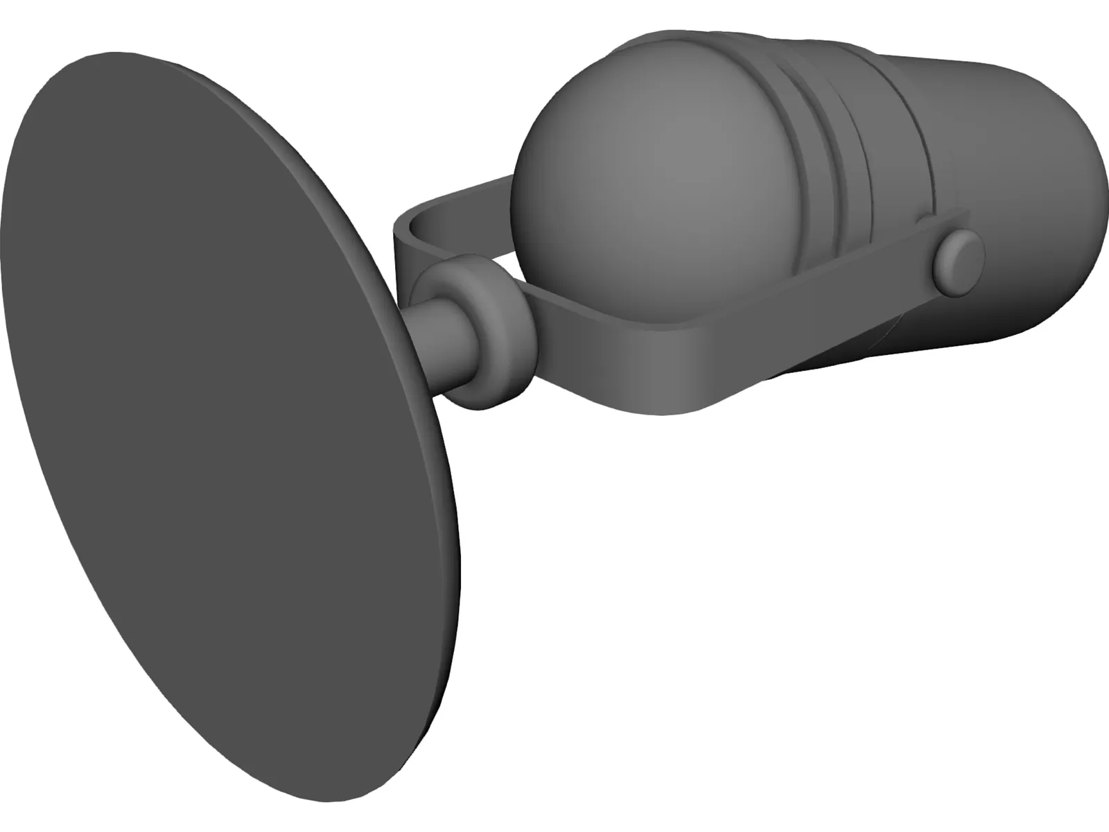 Microphone Announcer 1950 Style 3D Model main preview