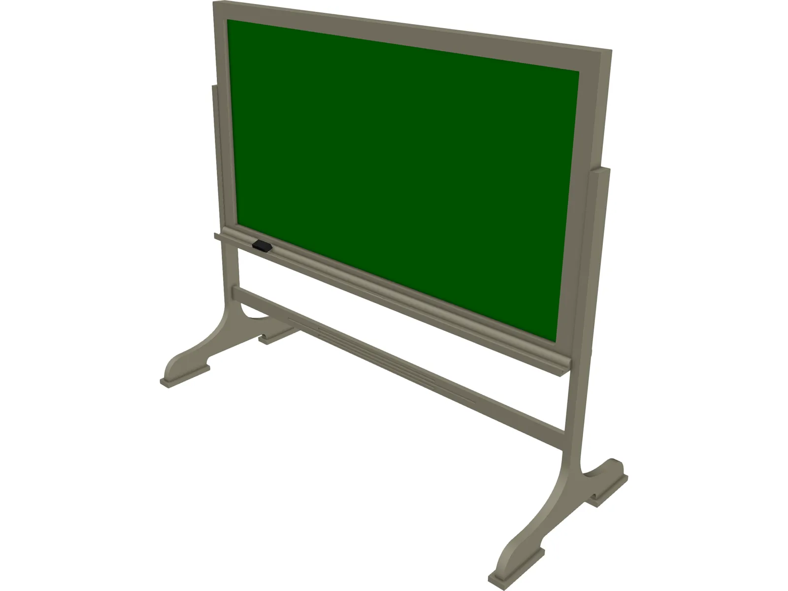 Chalkboard Free-Standing 3D Model main preview