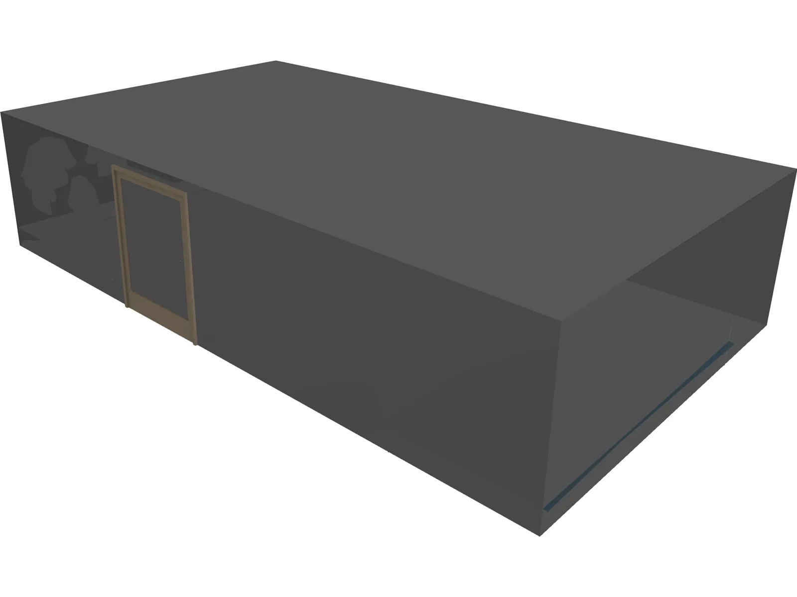 Newcastle United Changing Room 3D Model main preview