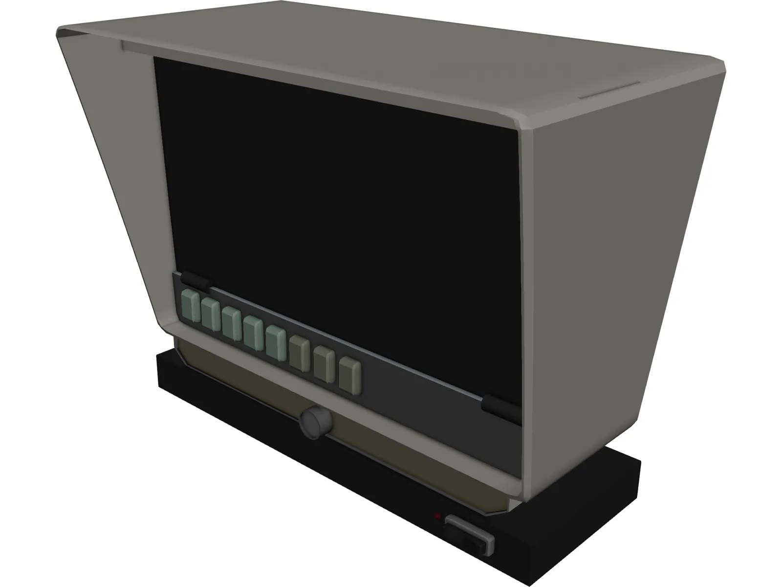 Microfilm Reader 3D Model main preview