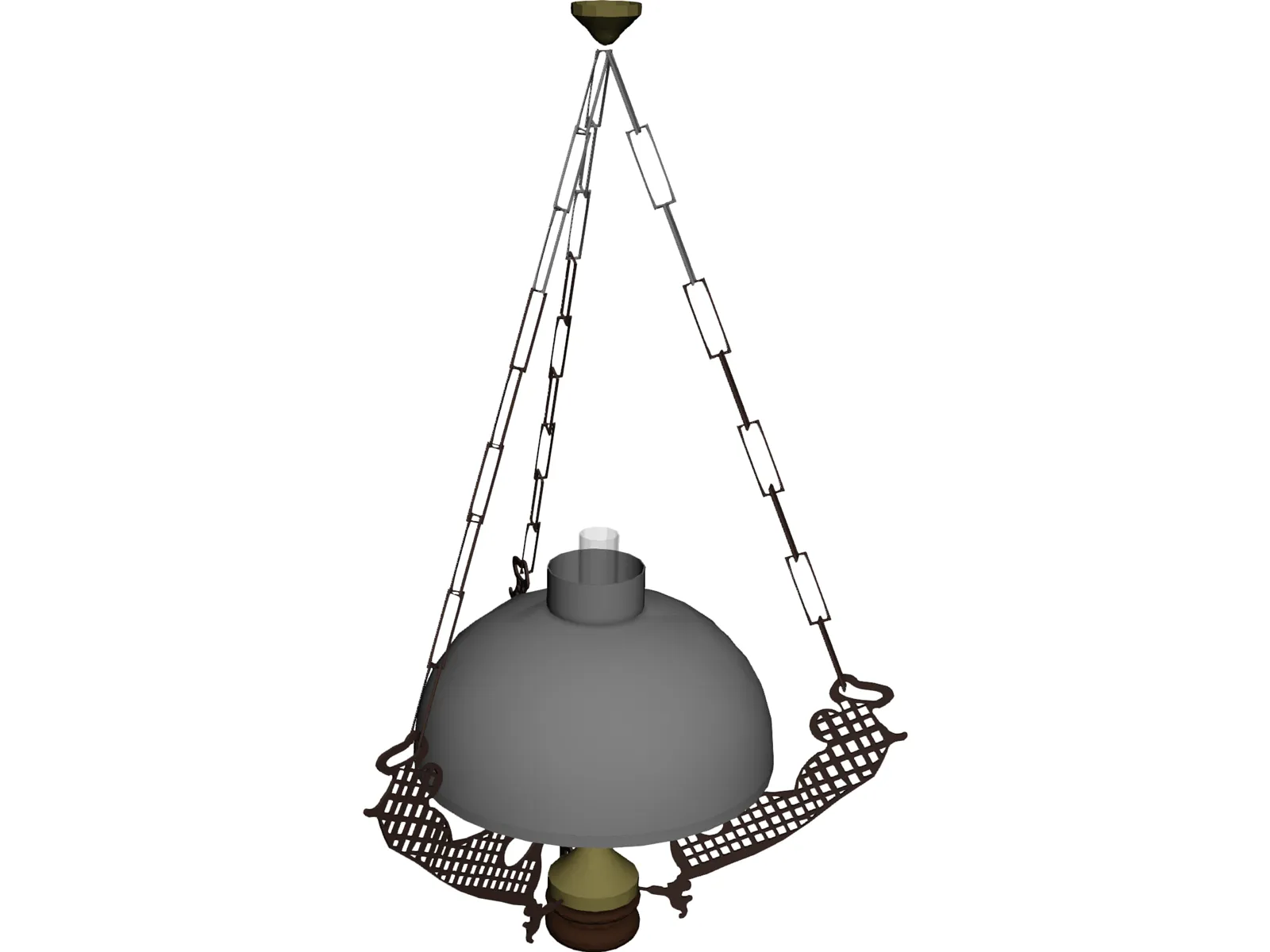 Suspension Light 3D Model main preview