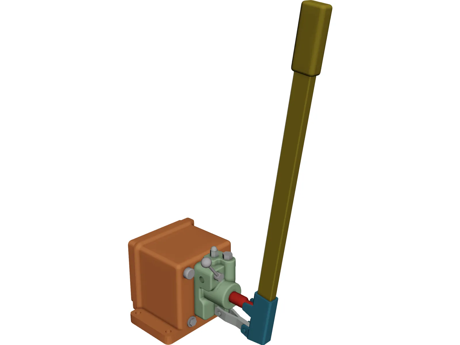 Priming Pump 3D Model main preview