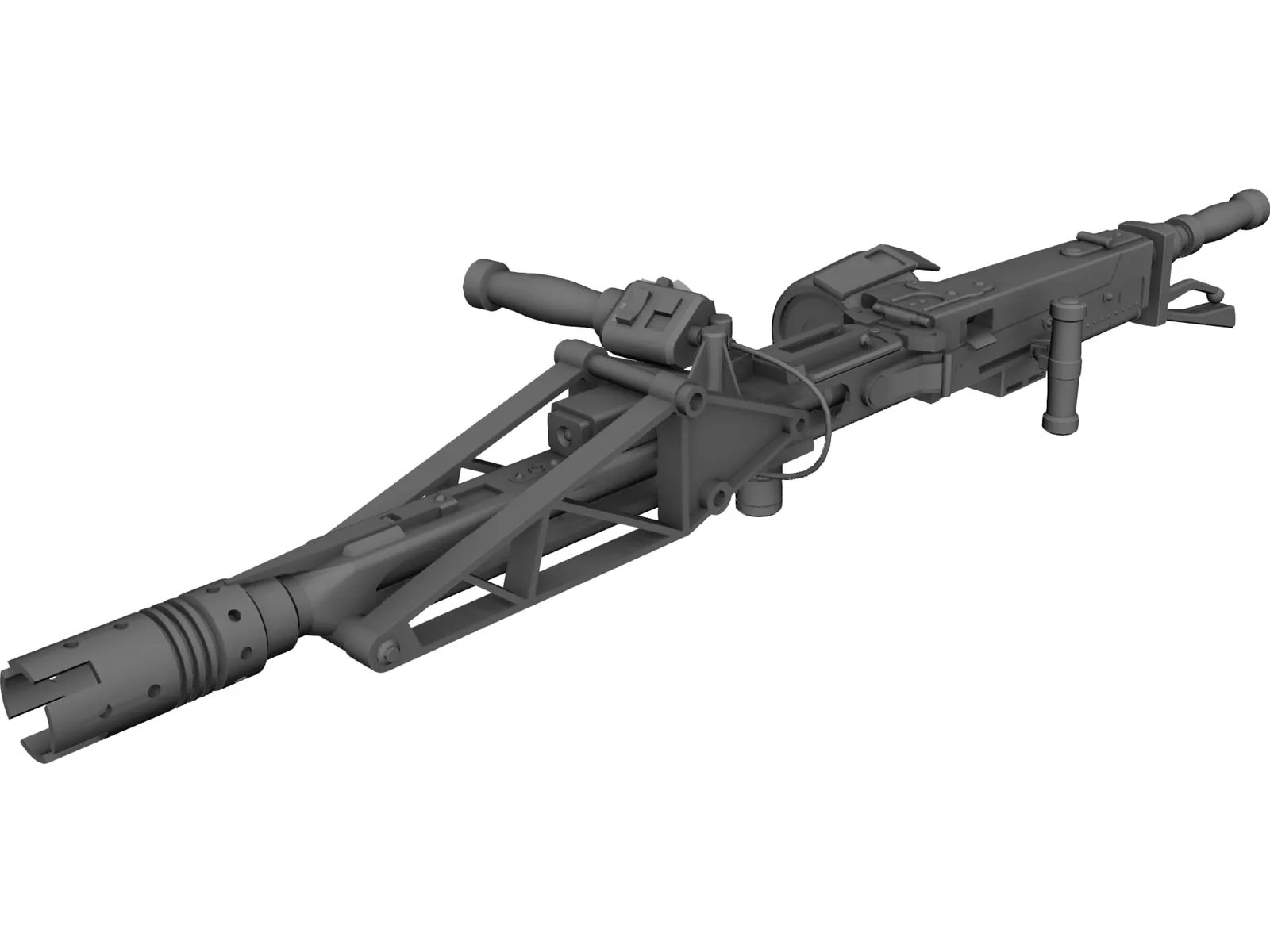 M56 Smart Gun [Aliens] 3D Model main preview