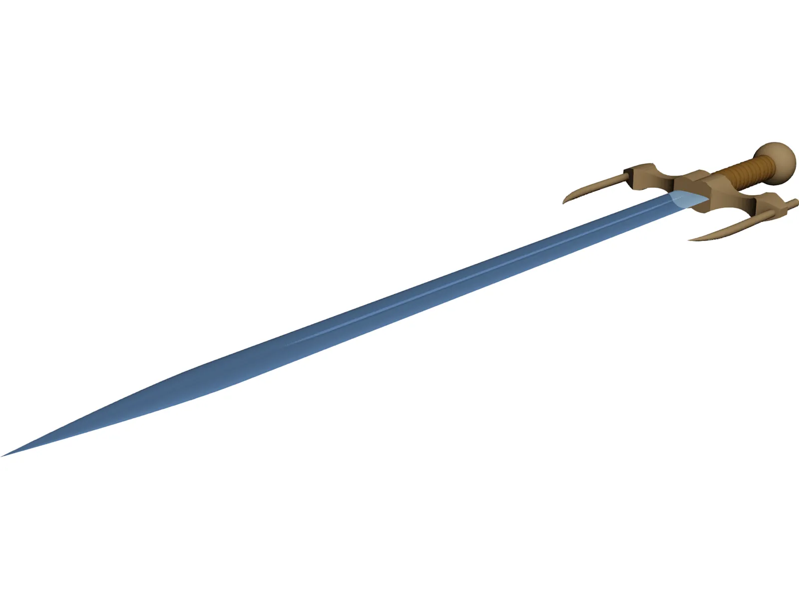 Medieval Sword 3D Model main preview