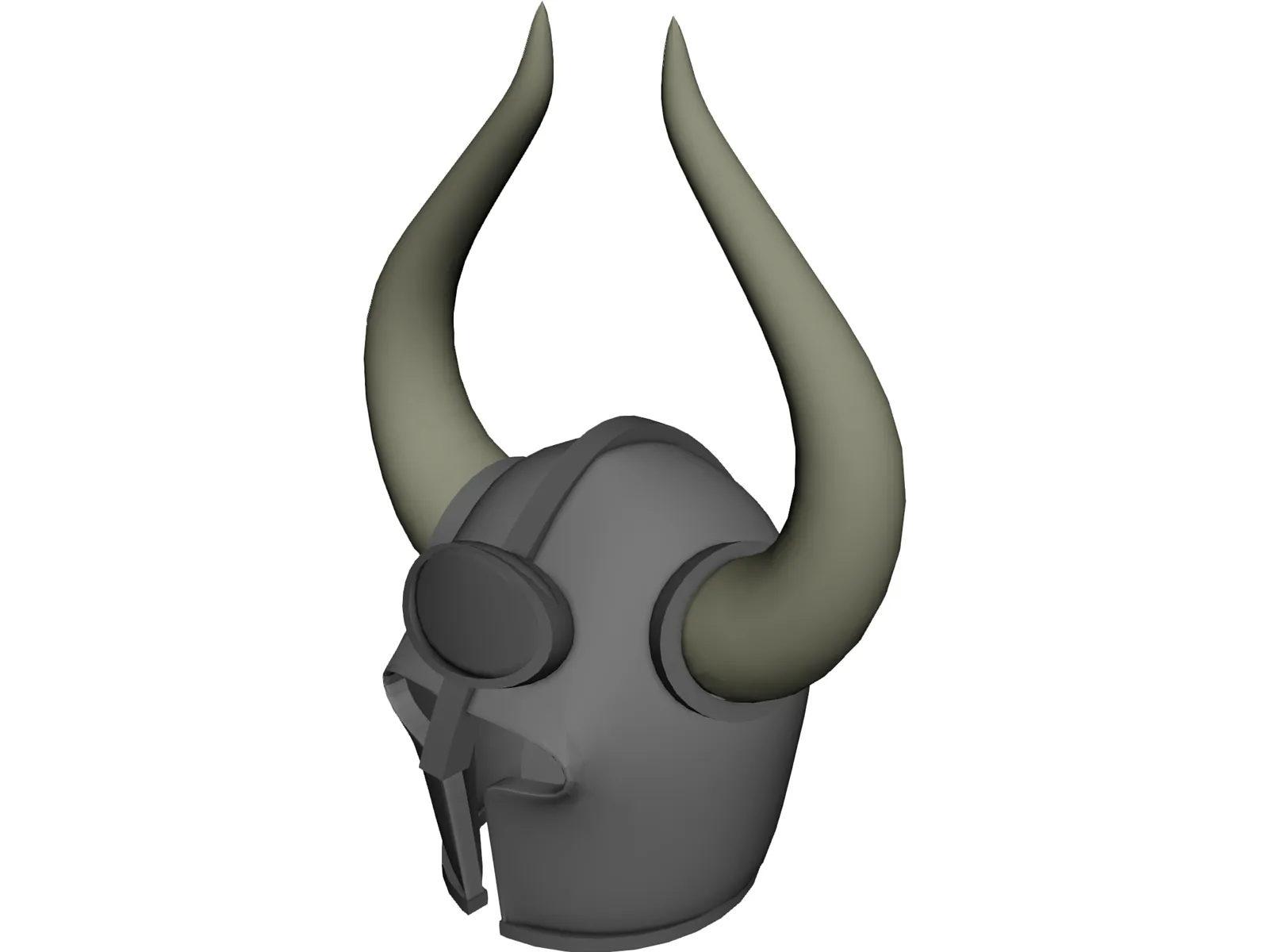 Viking Helmet 3D Model main preview