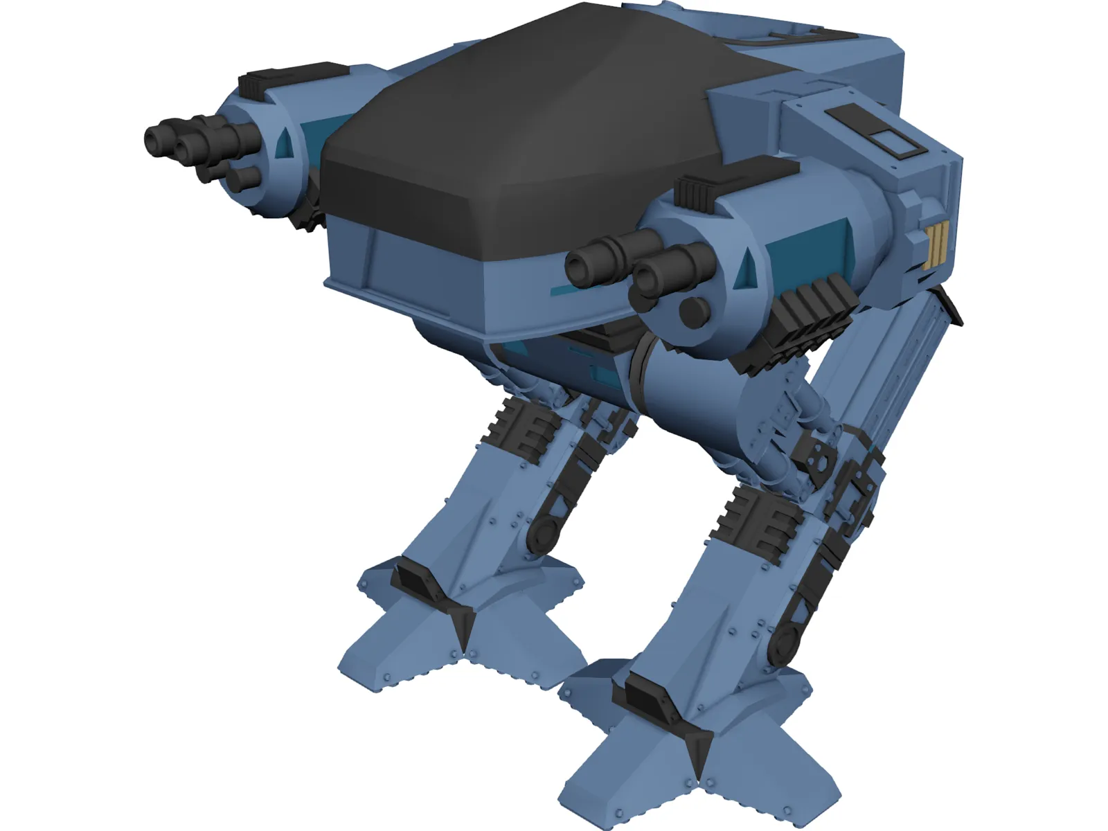 ED-209 Robot [Robocop] 3D Model main preview