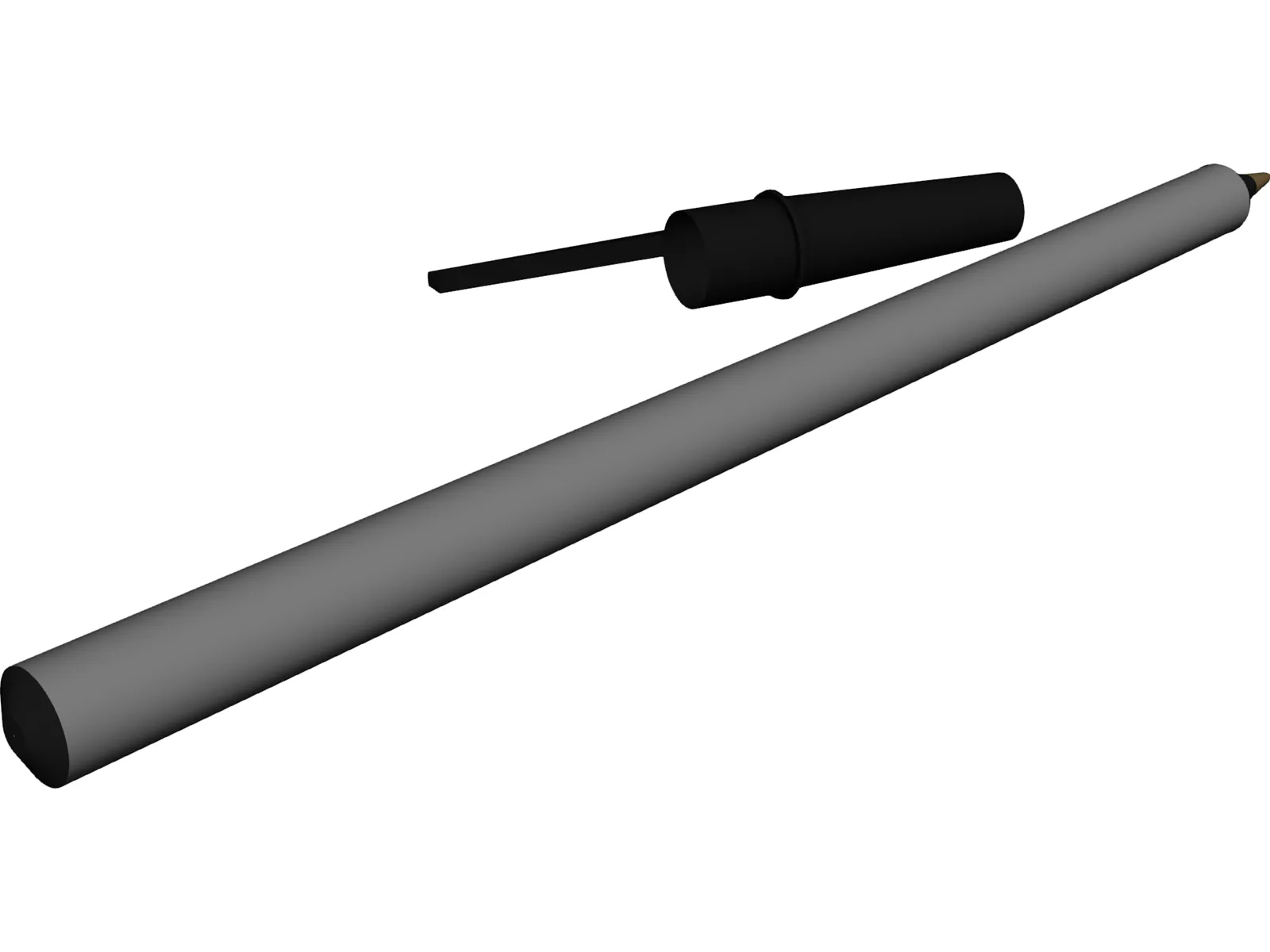 Pen 3D Model main preview