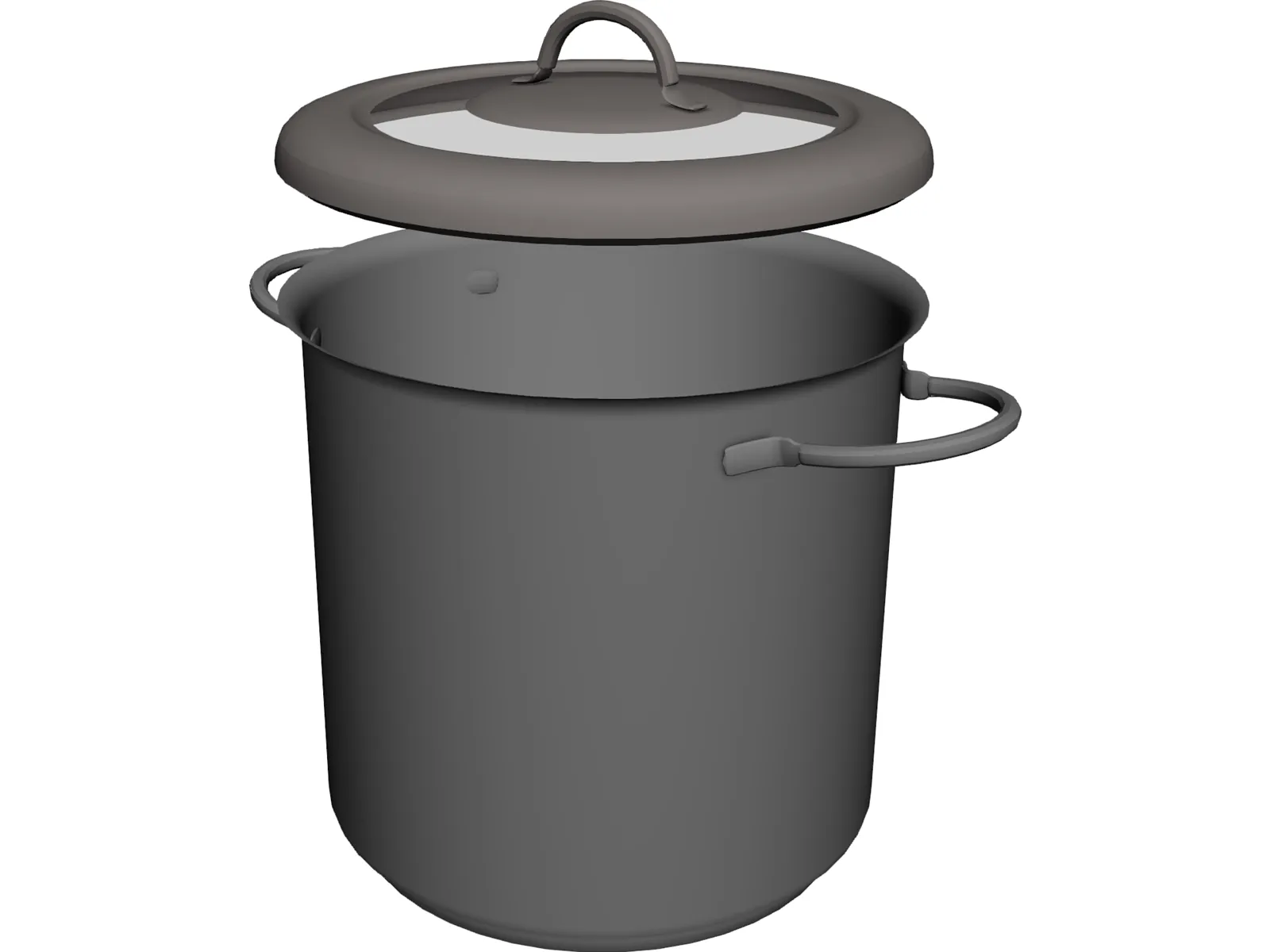 Pot 3D Model main preview