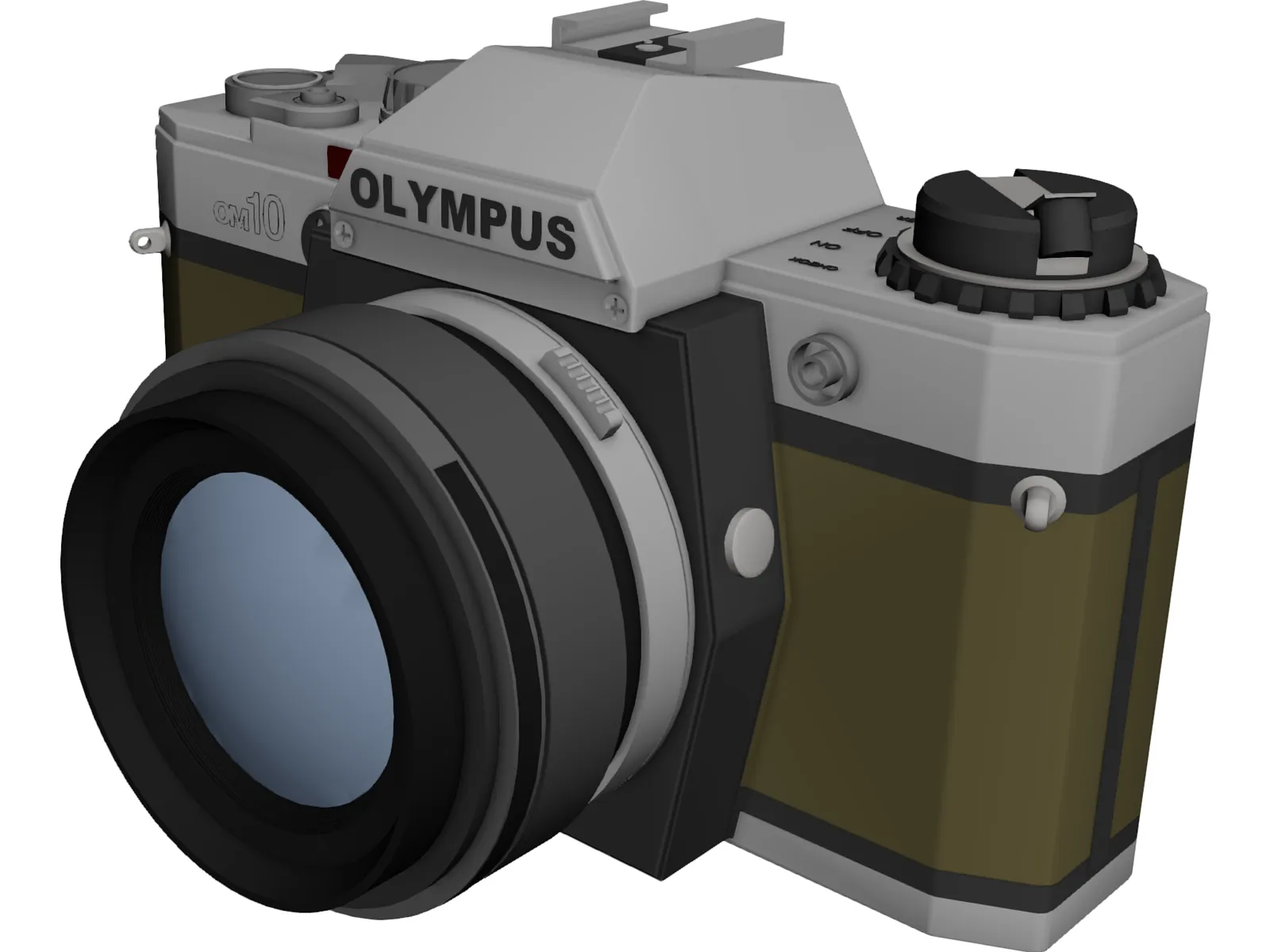 Olympus OM10 Photo Camera (35 mm) 3D Model main preview