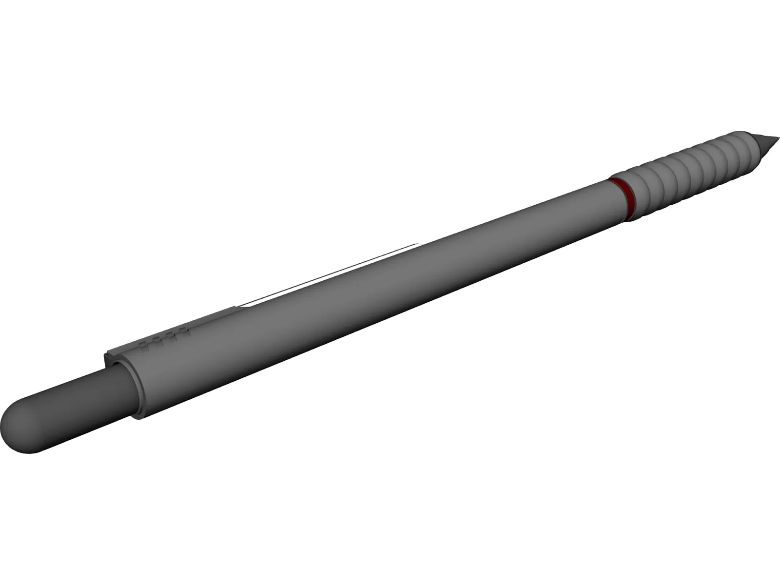 Mechanical Pencil 3D Model main preview