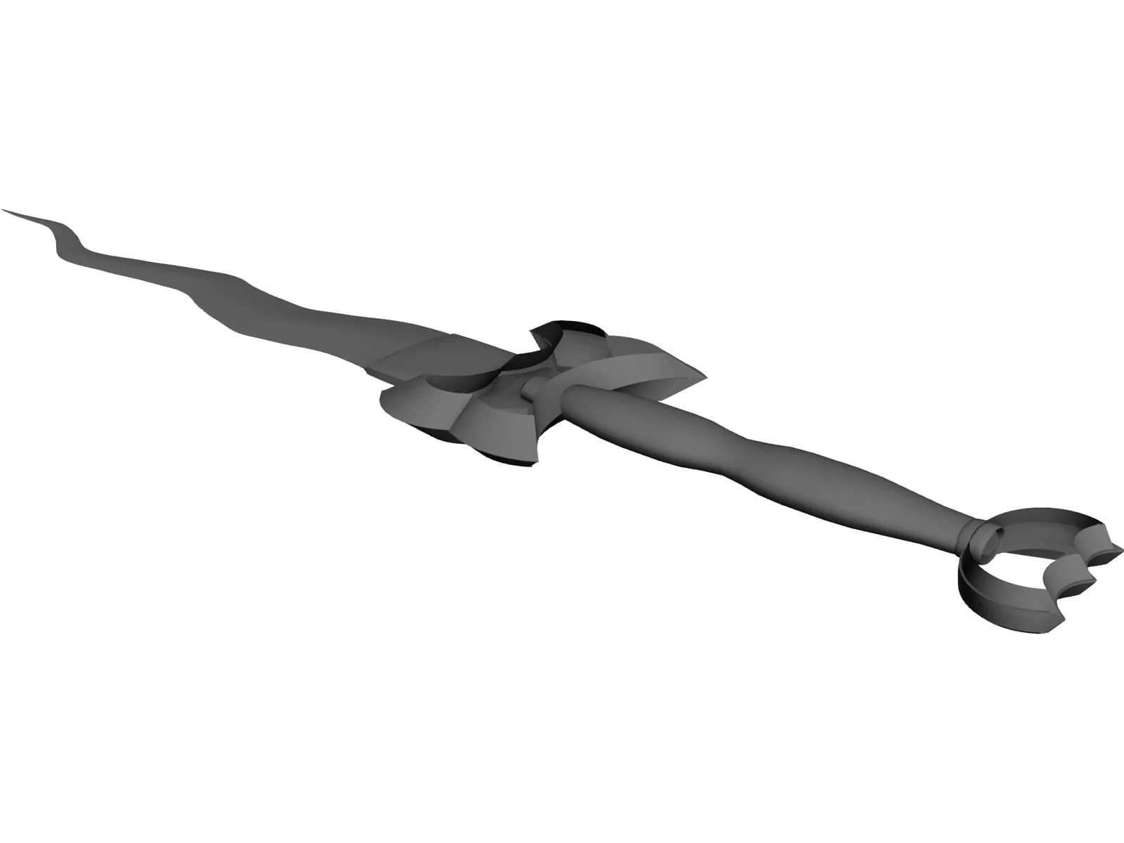 Dagger Flame 3D Model main preview