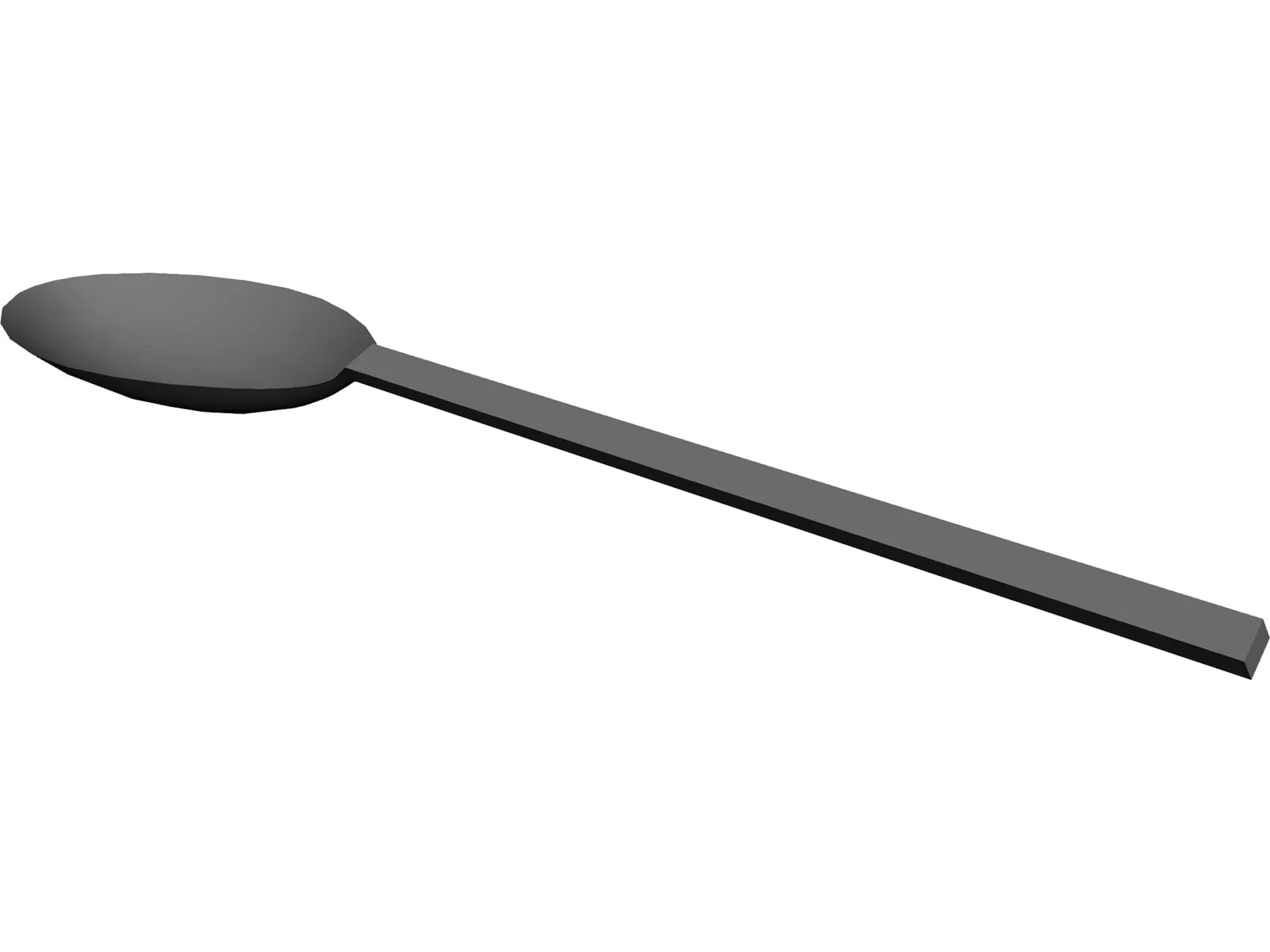 Spoon 3D Model main preview