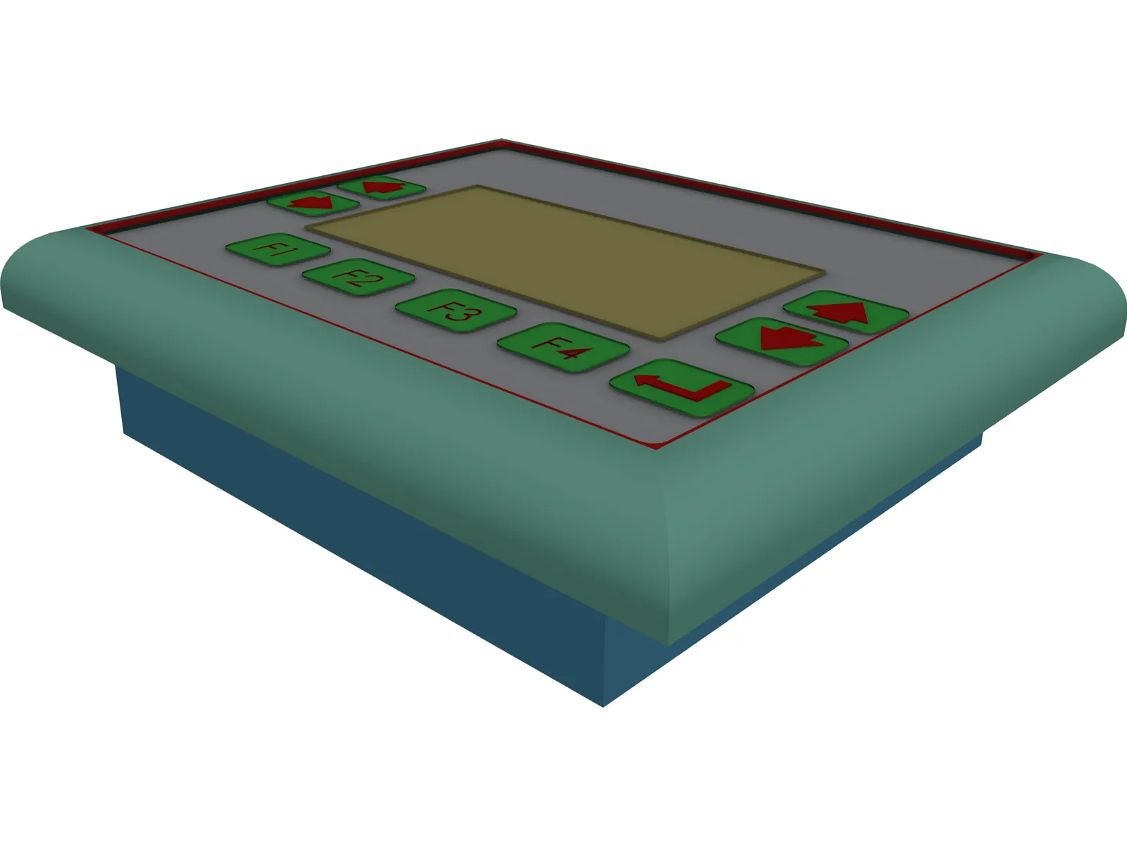 Control Panel 3D Model main preview
