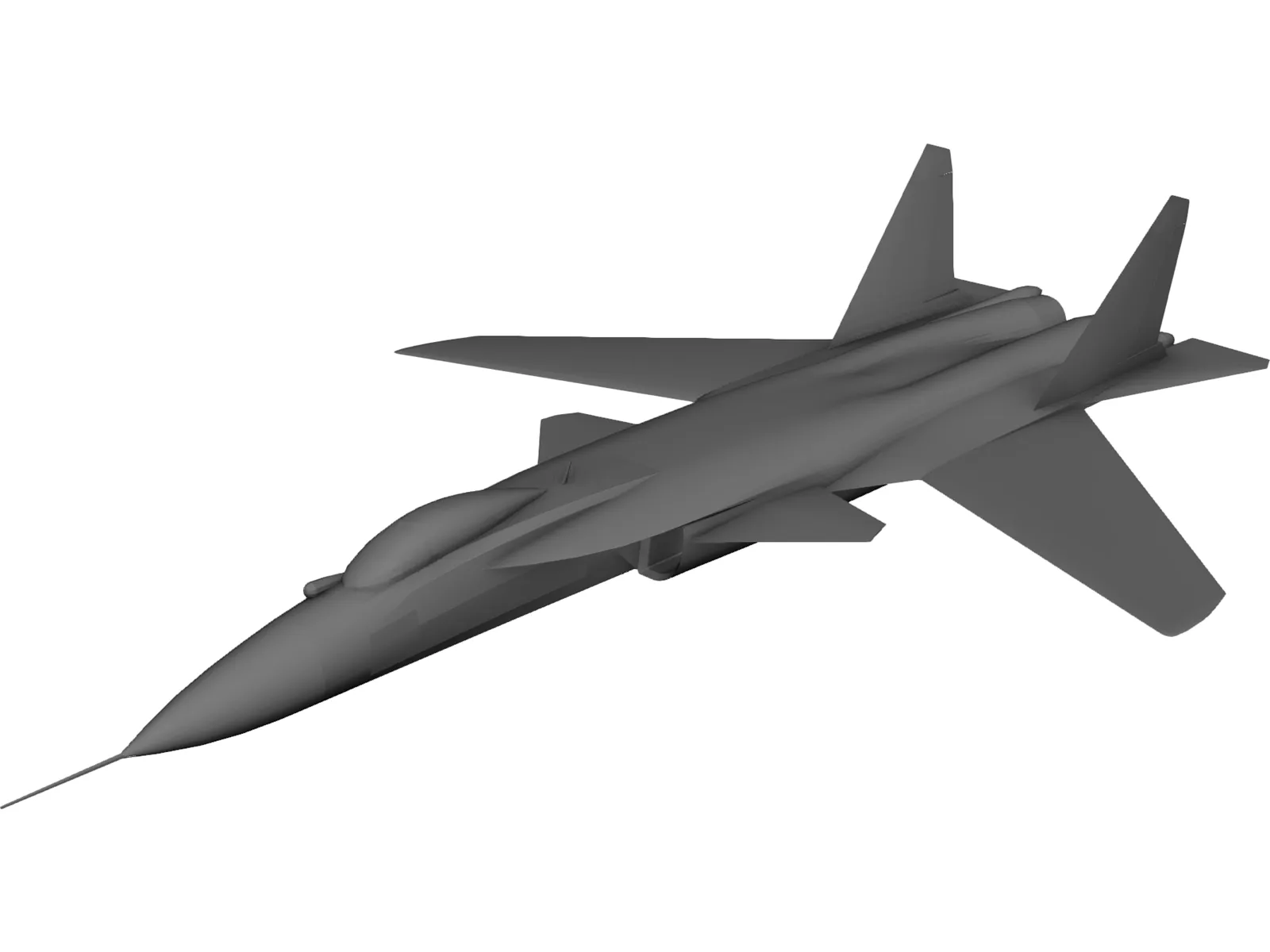 Sukhoi Su-47 Berkut 3D Model main preview
