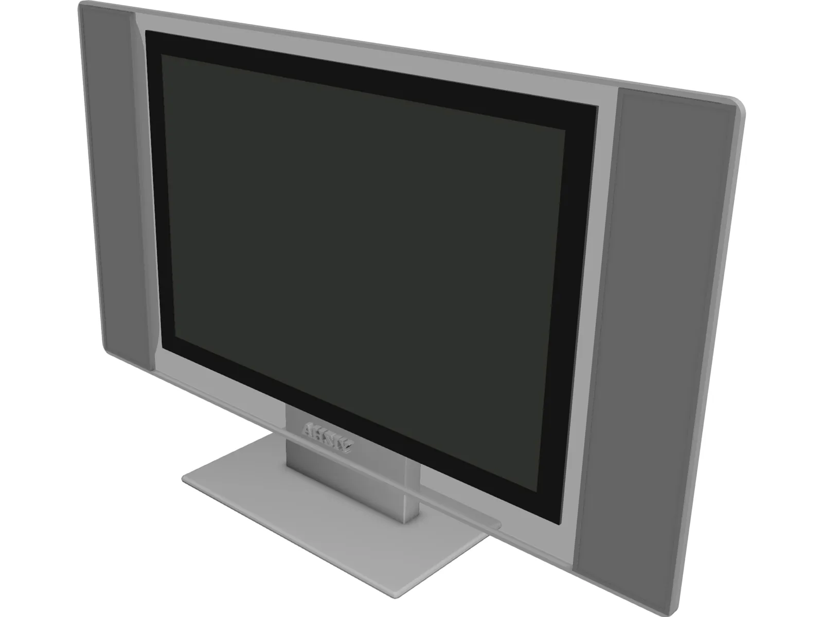 Plazma TV 3D Model main preview