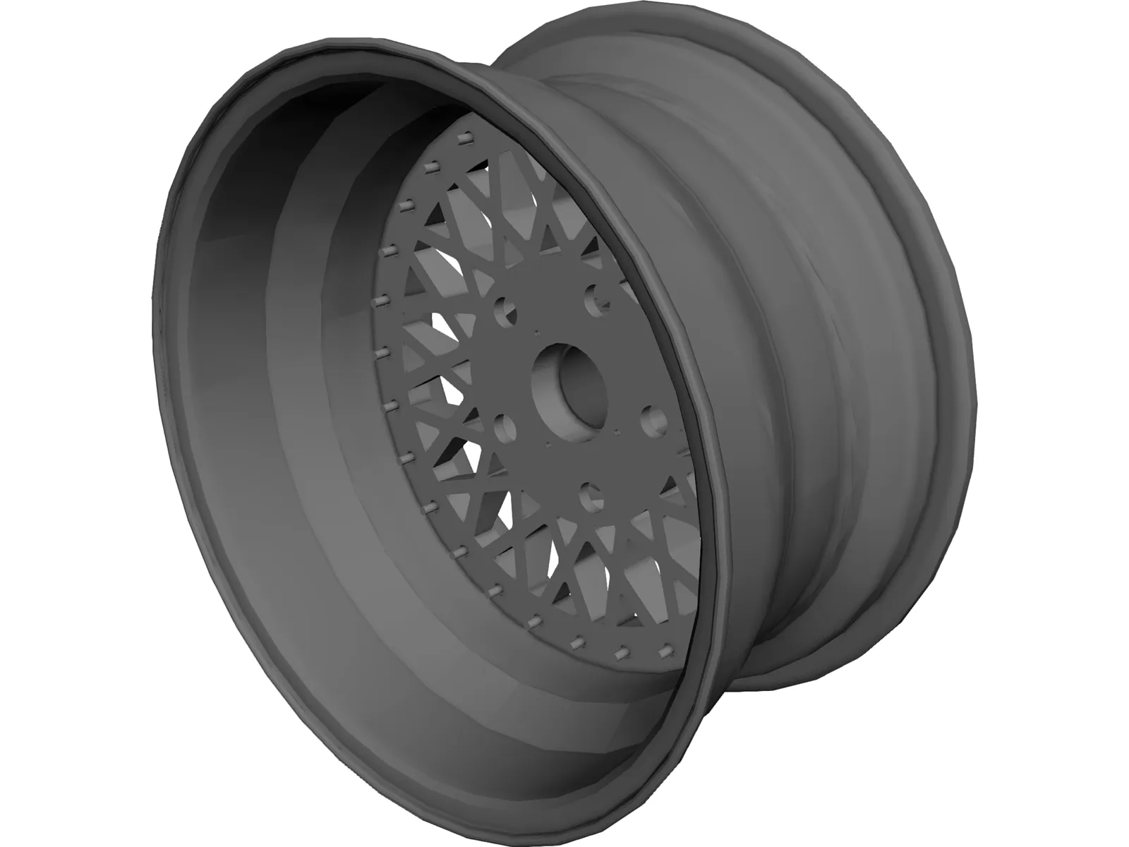 Porsche BBS RM Rim 3D Model main preview