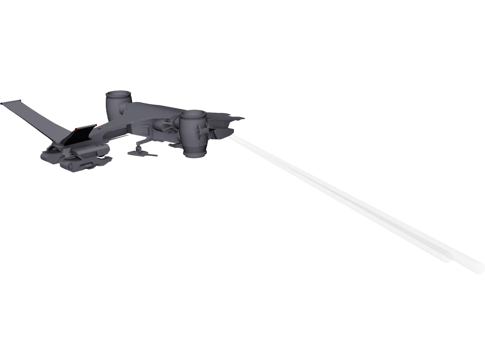 Terminator Aerial HK 3D Model main preview