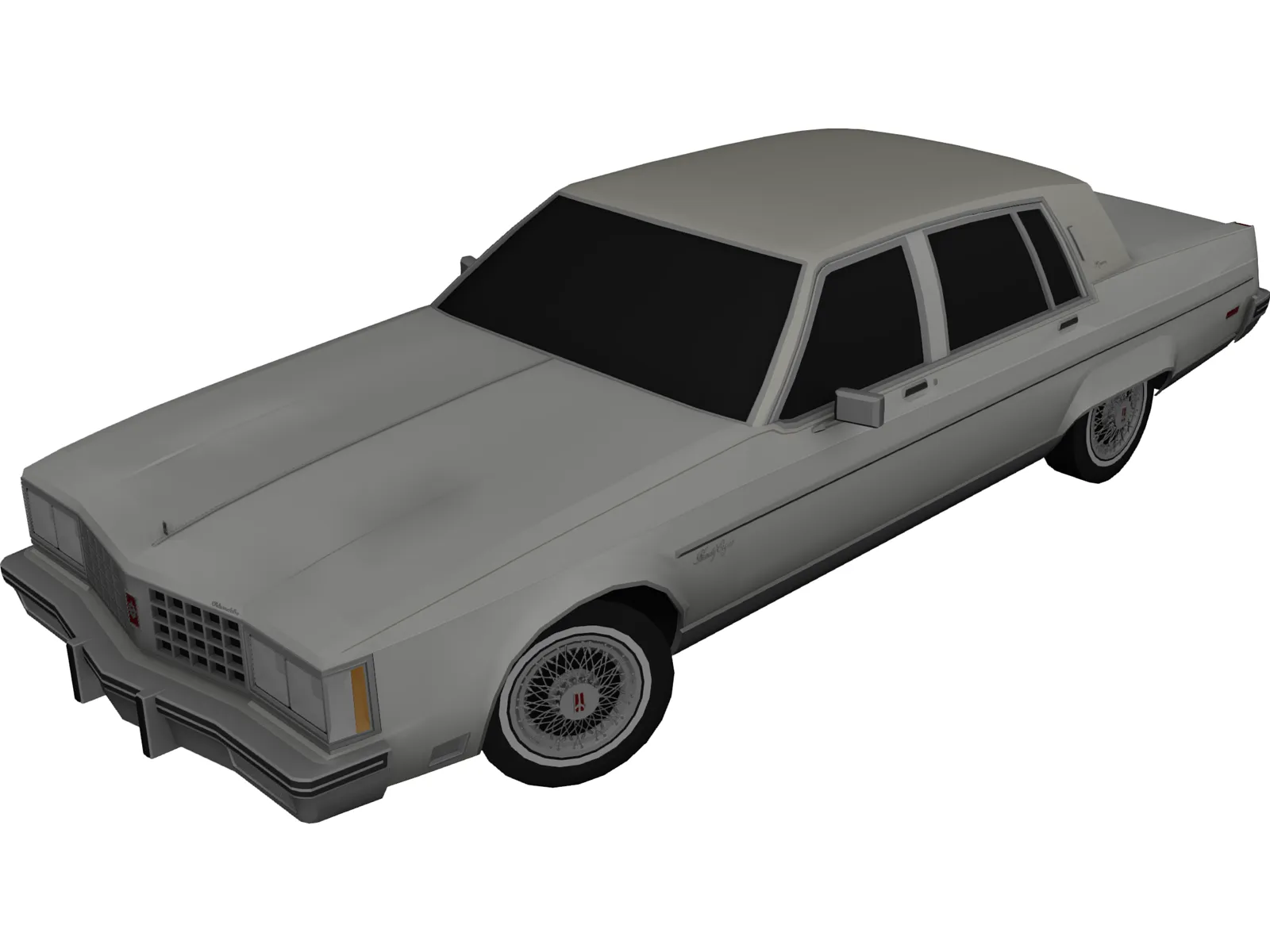 Oldsmobile Regency (1980) 3D Model main preview