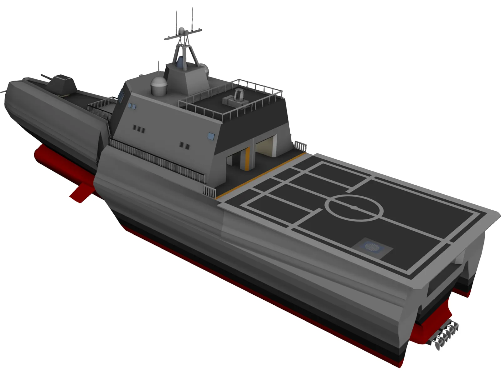 USS Independence (LCS-2) 3D Model main preview