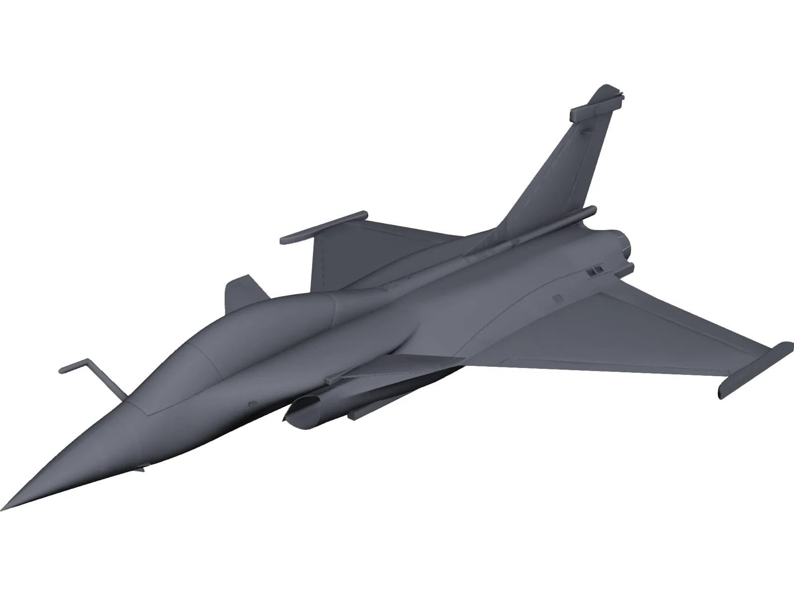 Dassault Rafale 3D Model main preview