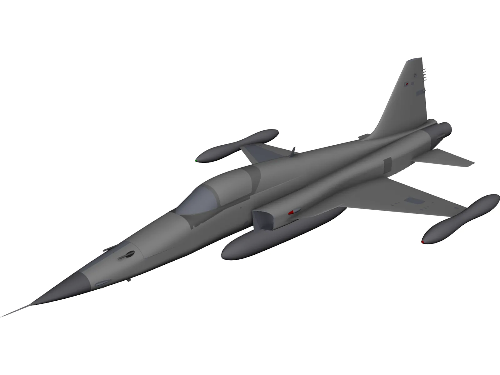 Northrop F-5E Tiger 2 3D Model main preview