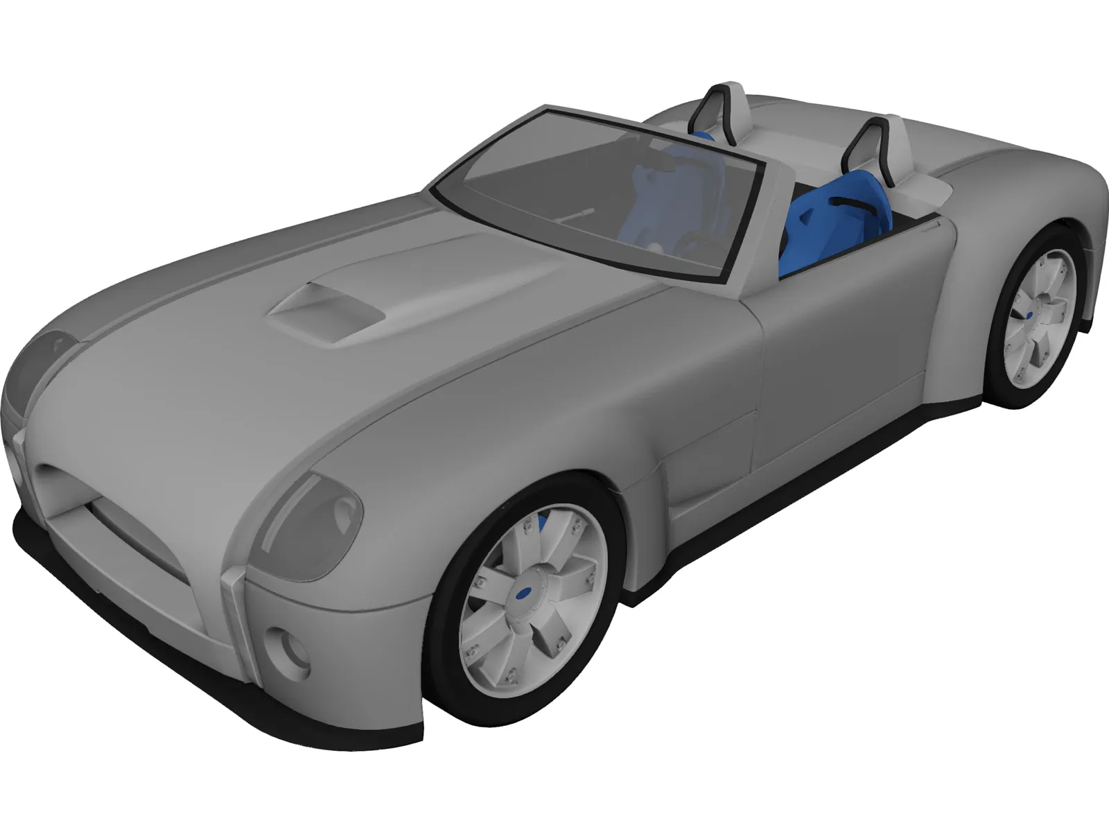 Ford Shelby Cobra (2004) 3D Model main preview