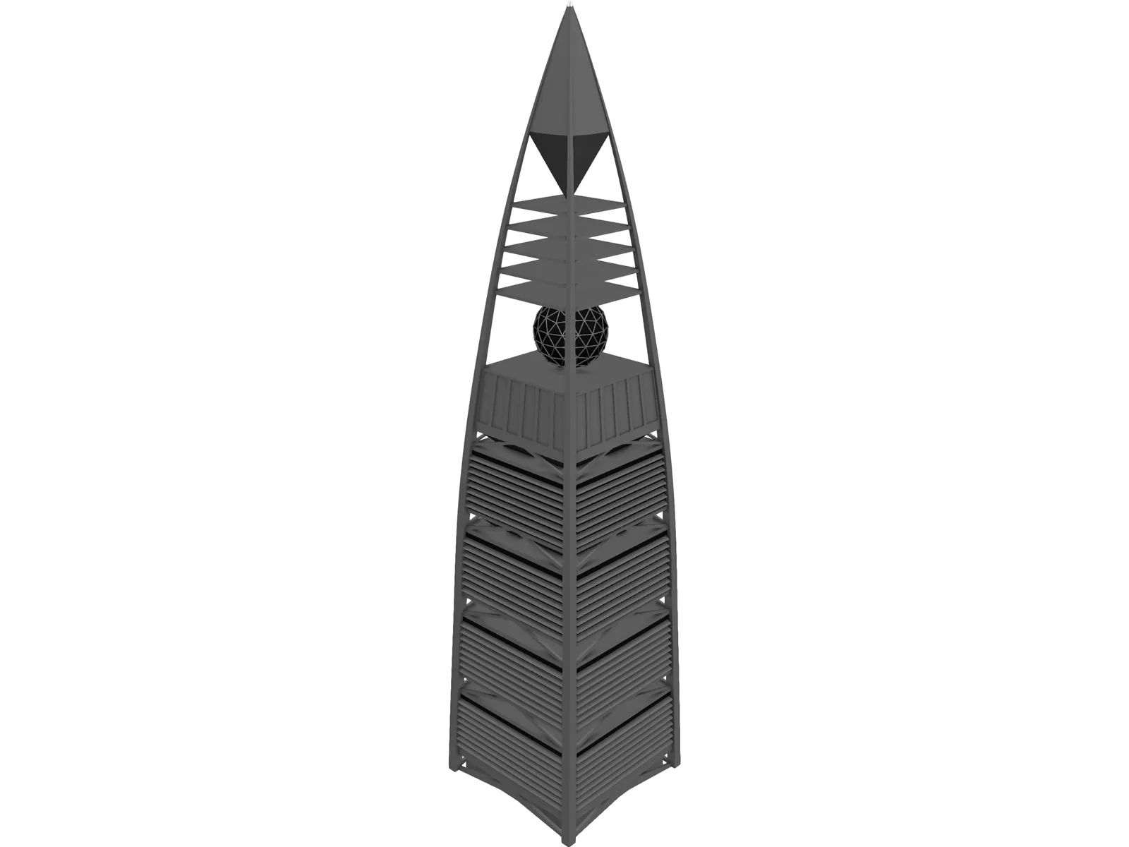 Al Faisaliah Center 3D Model main preview