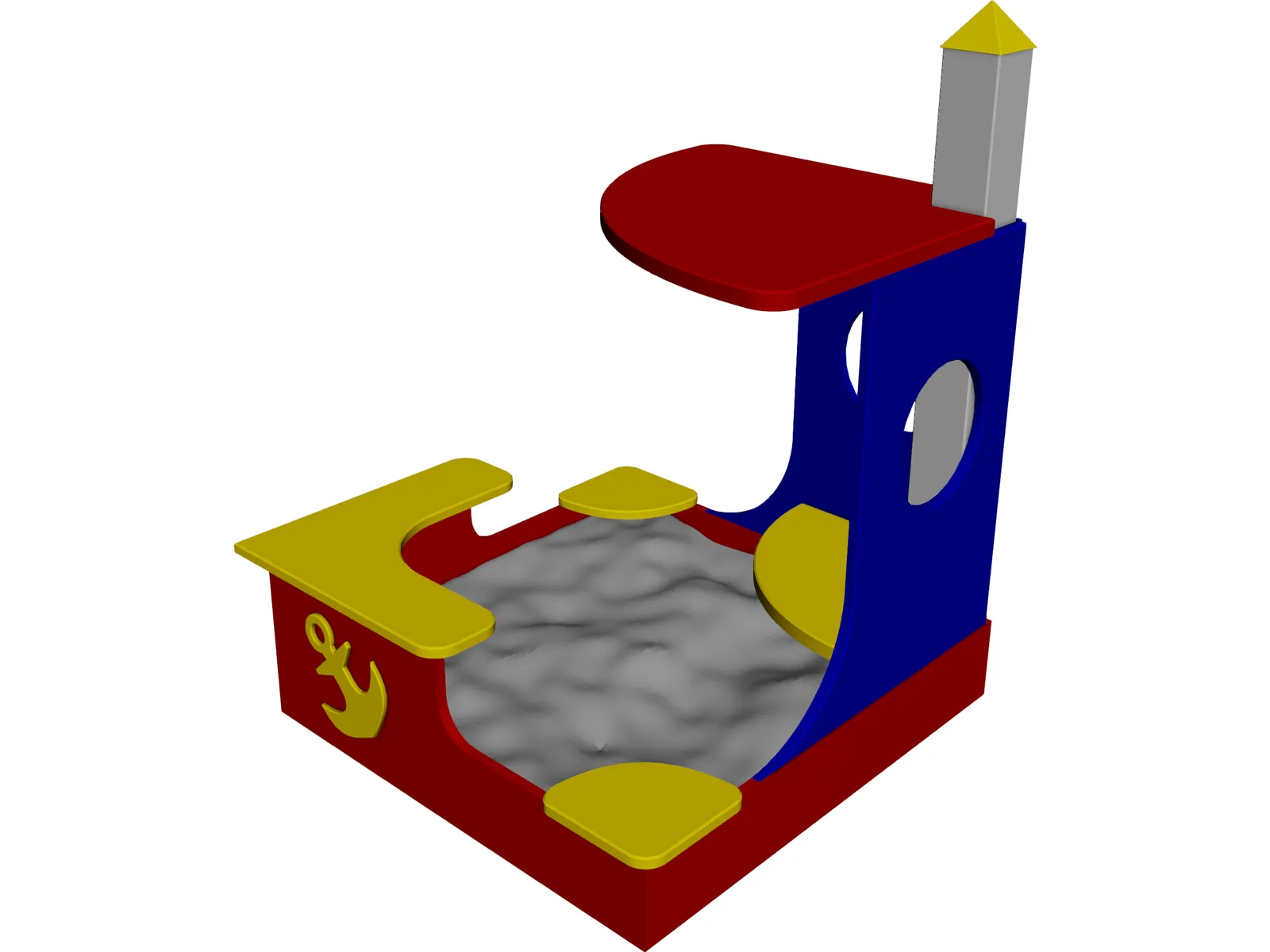 Sandbox 3D Model main preview