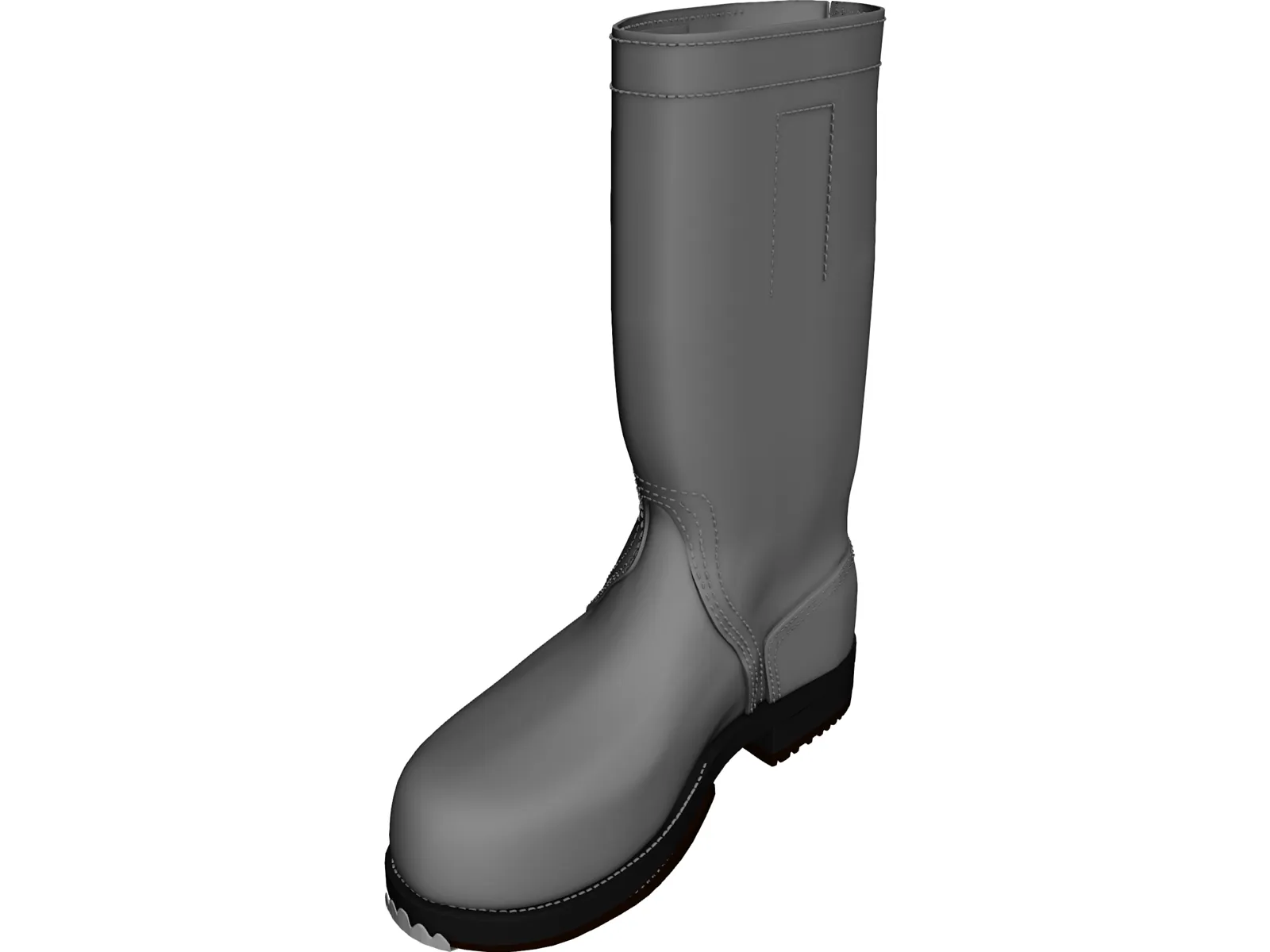 Boot 3D Model main preview