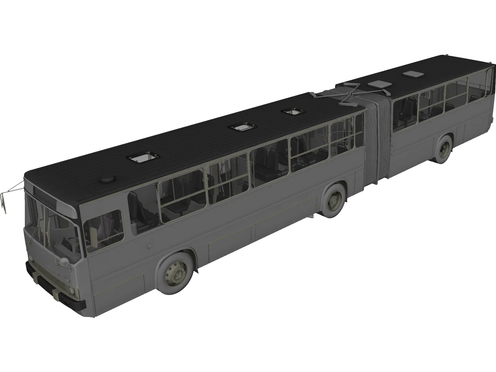 Ikarus 283 3D Model main preview