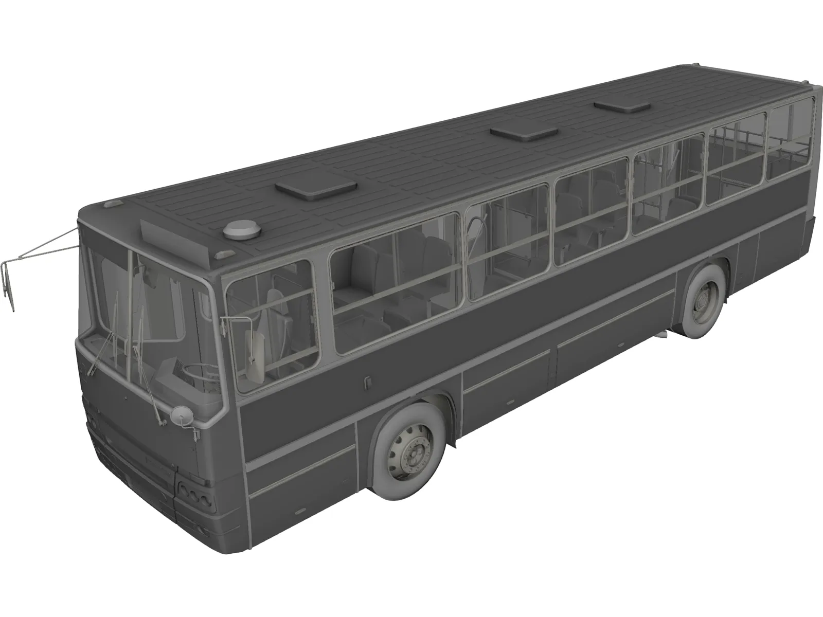 Ikarus 260E 3D Model main preview