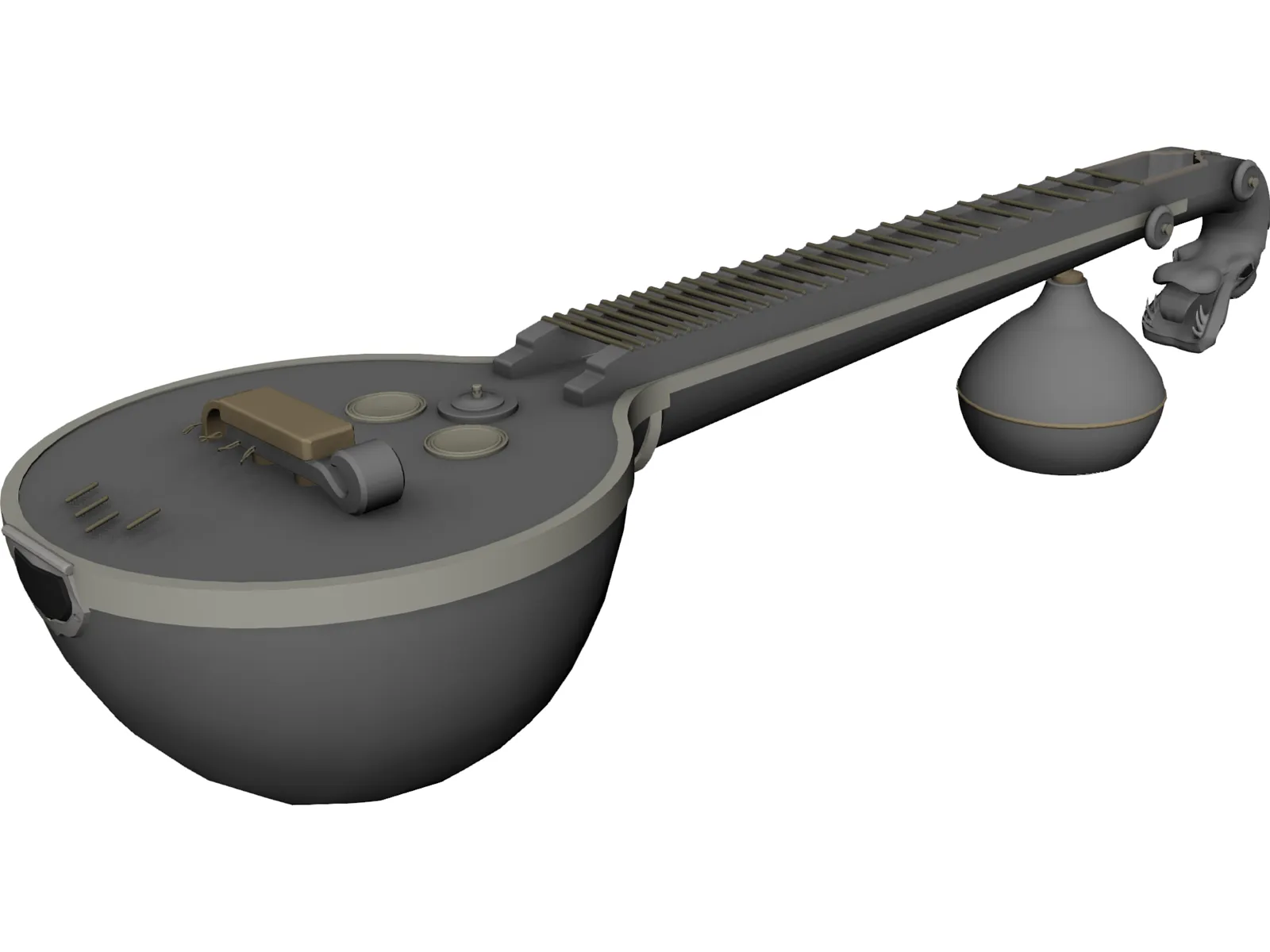 Veena 3D Model main preview