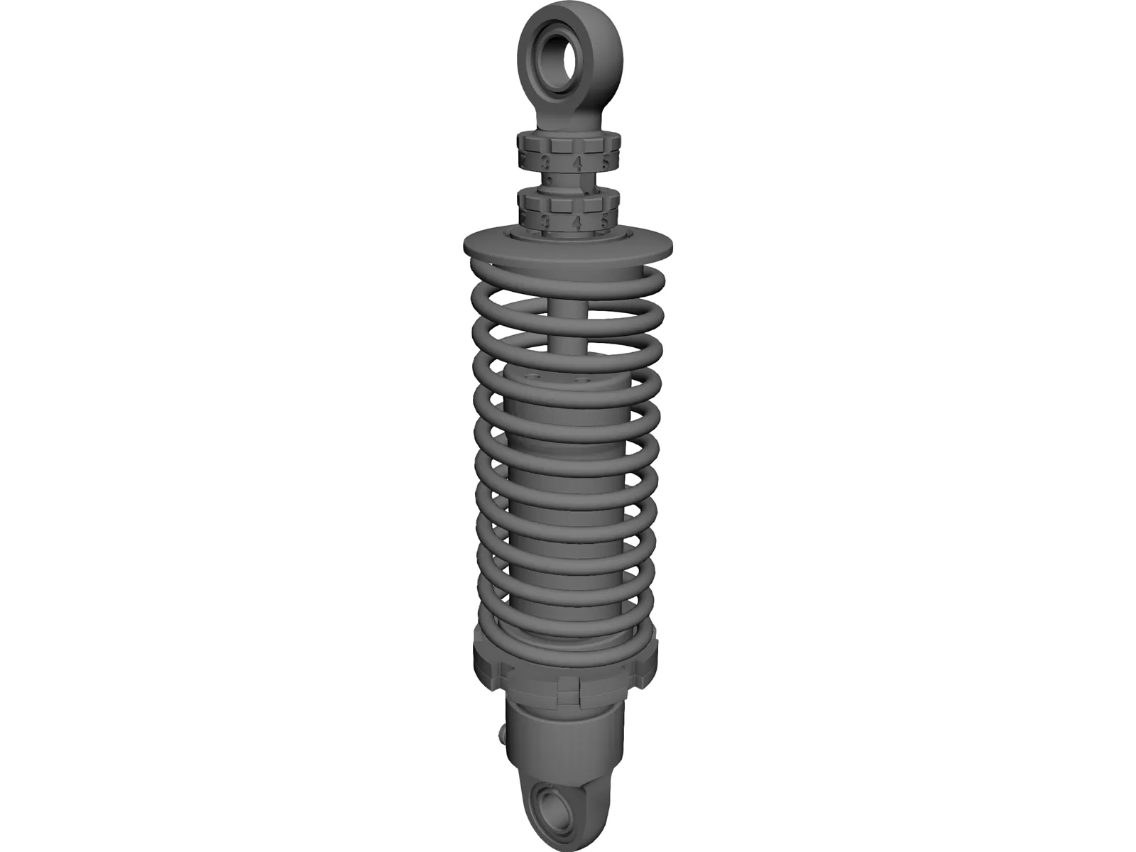 Bilstein MDS860 Shock Absorber 3D Model main preview