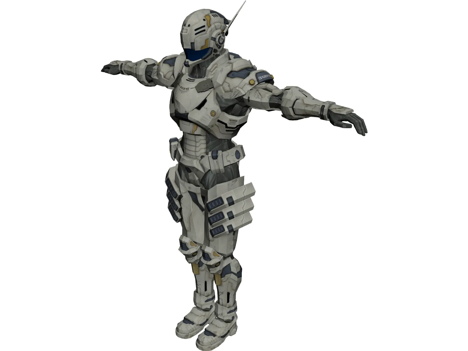 Vanquish Augmented Reaction Suit 3D Model main preview