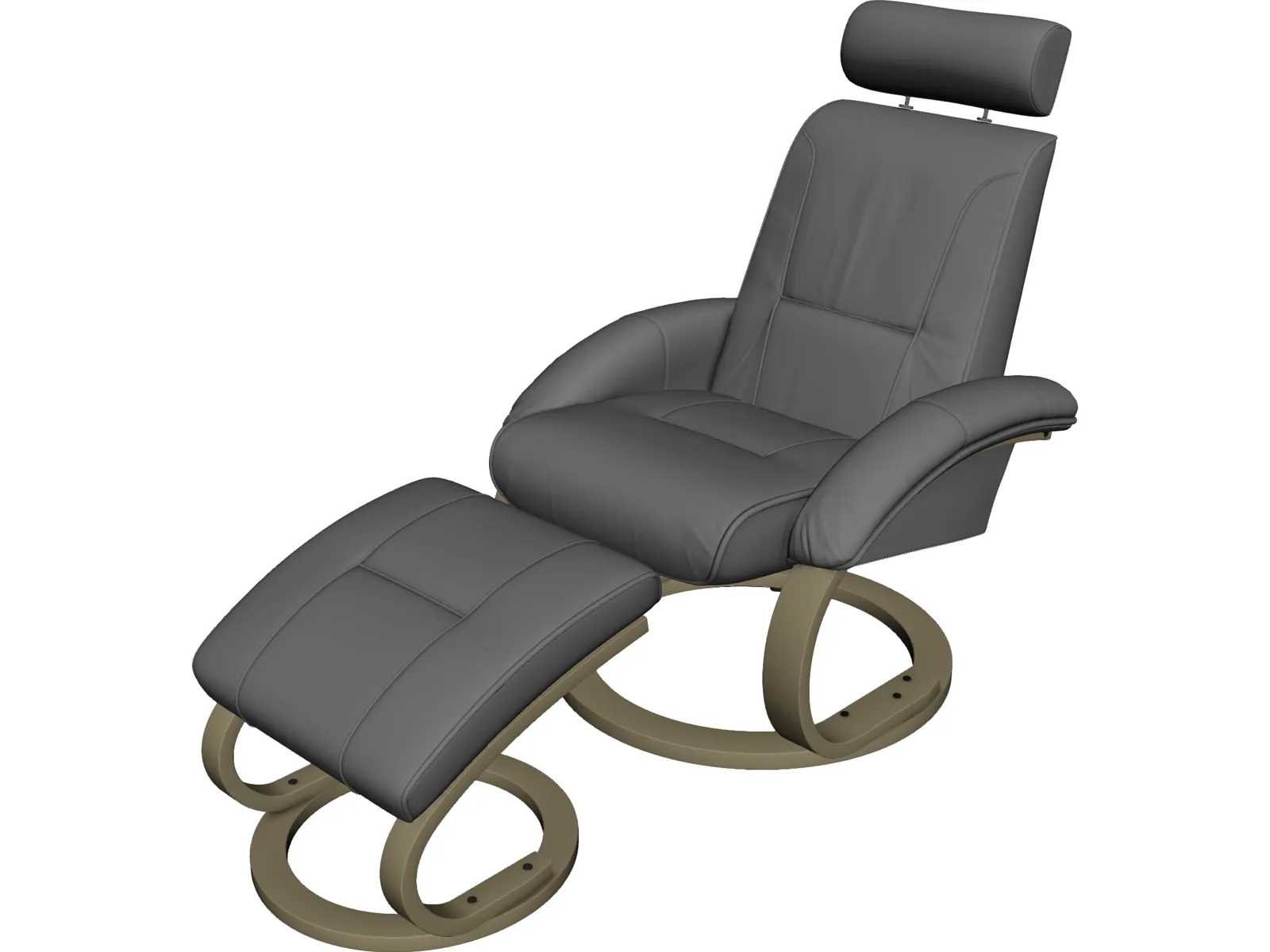Ikea Chair 3D Model main preview