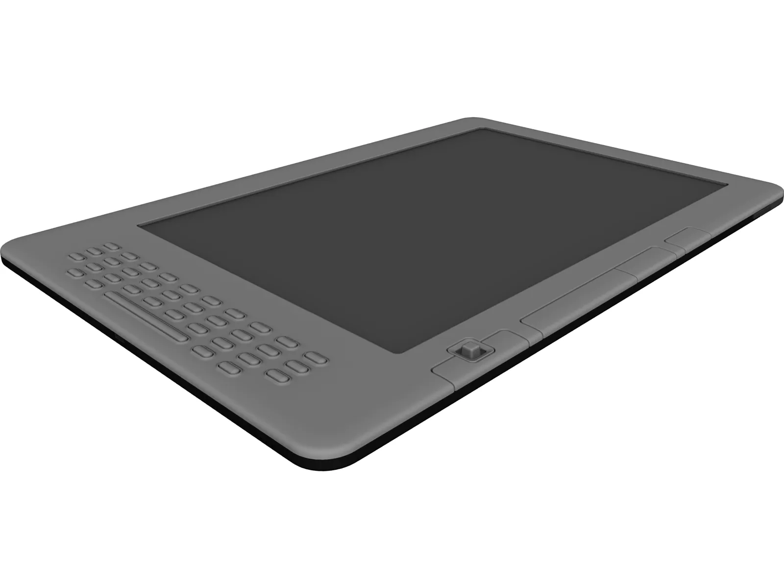 Apple Wireless Keyboard 3D Model main preview
