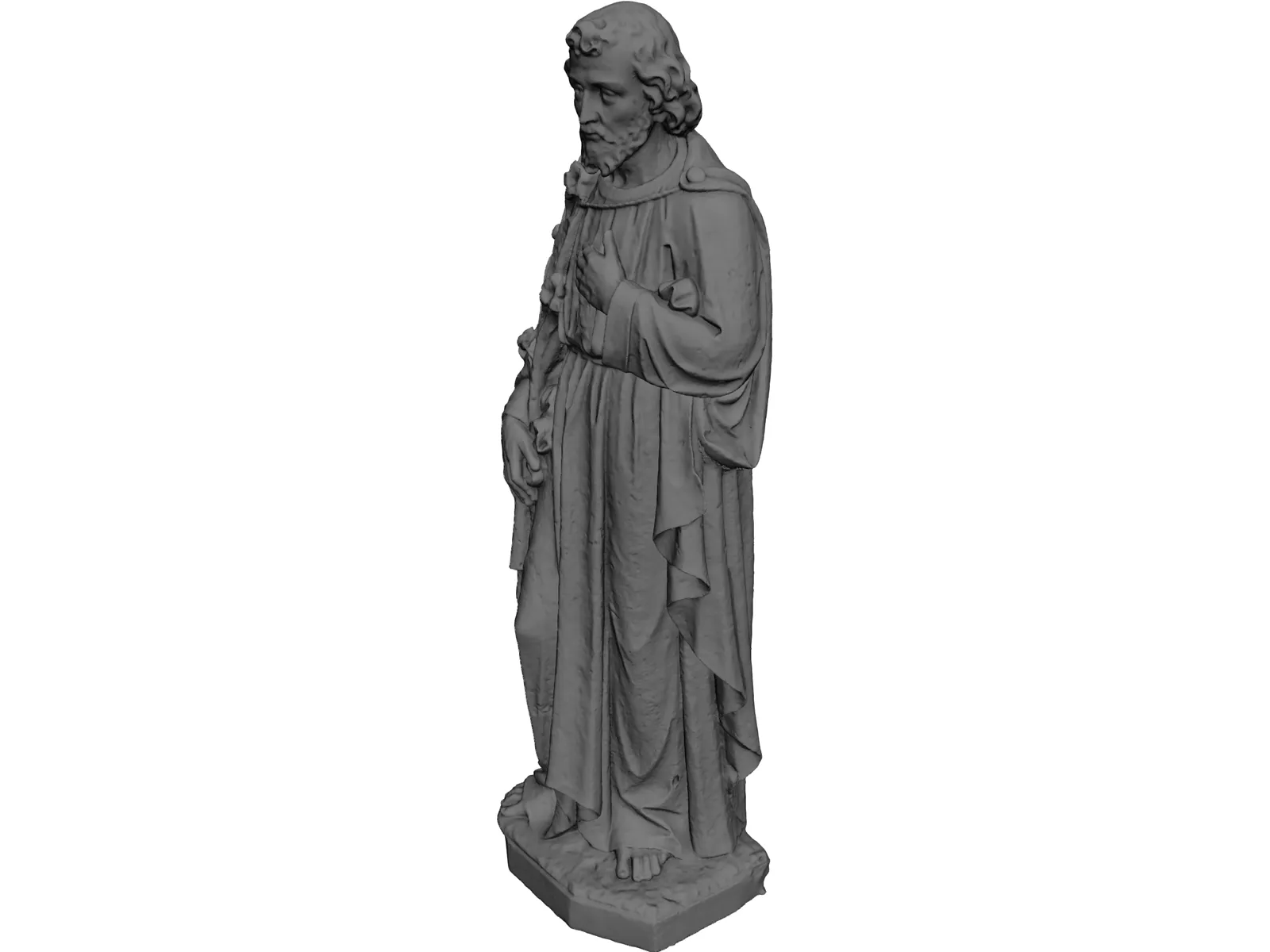 St. Joseph Statue 3D Model main preview