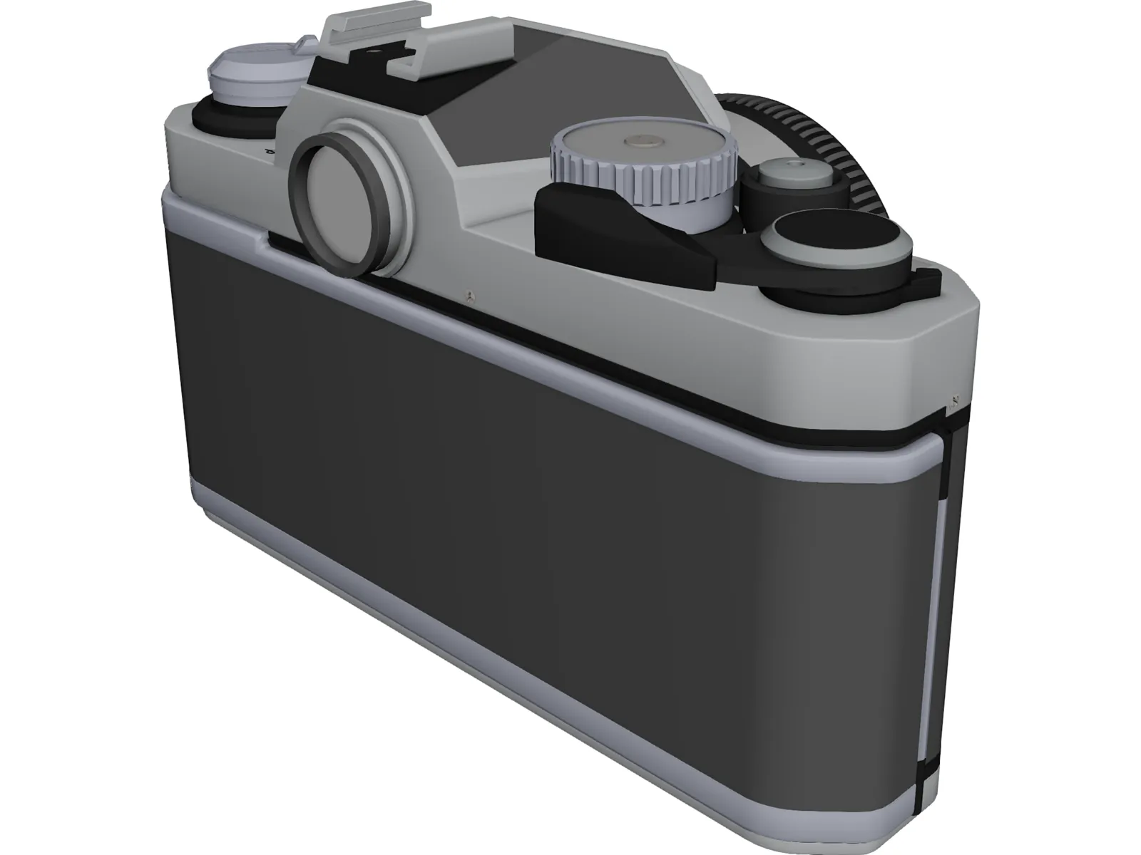 Nikon FM2 Photo Camera 3D Model main preview