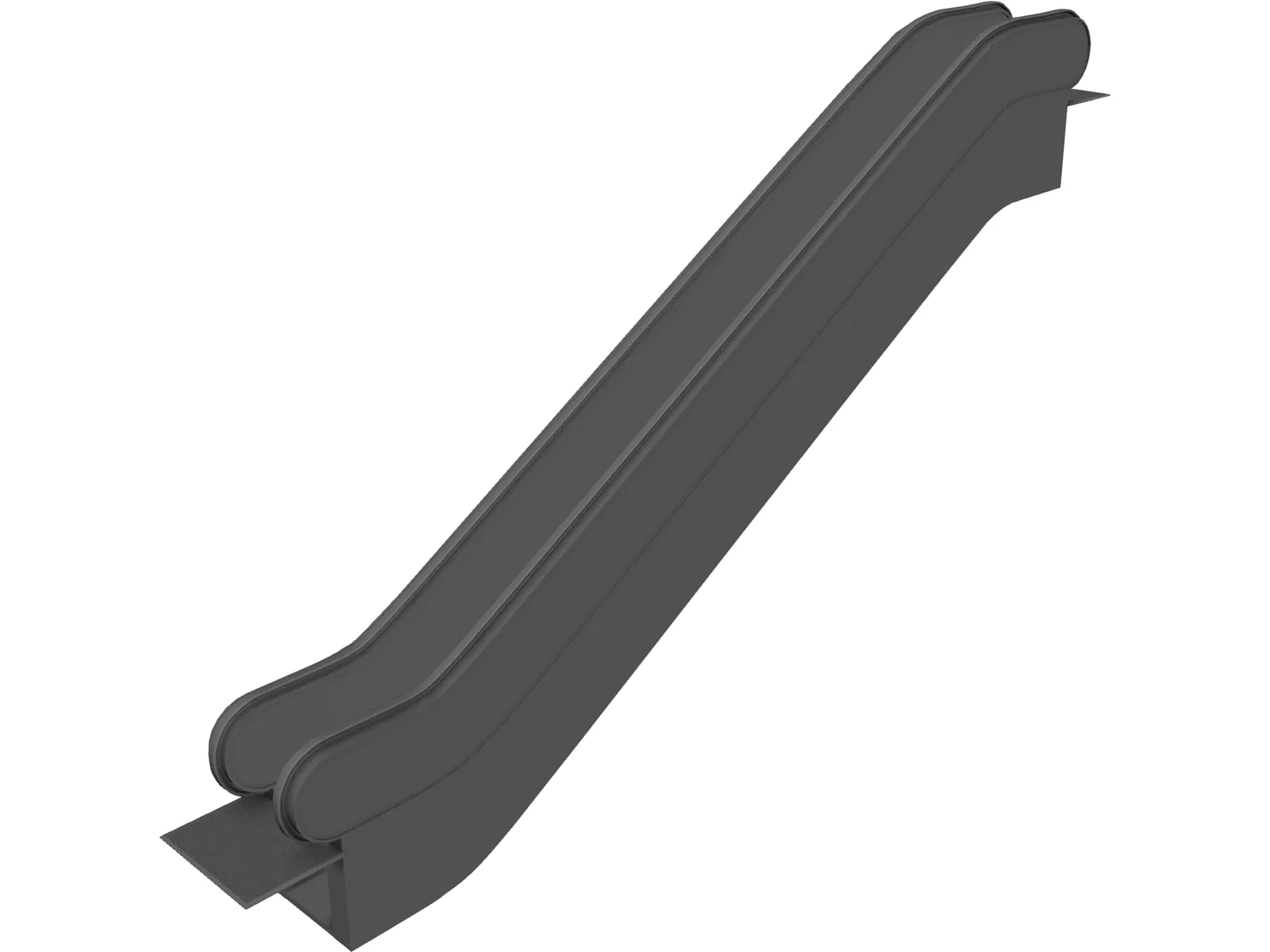 Escalator 3D Model main preview