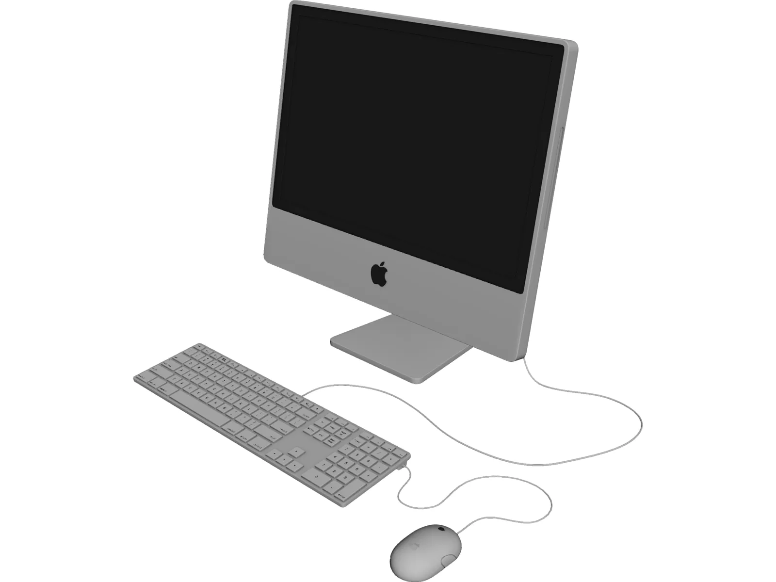 Apple iMac 3D Model main preview