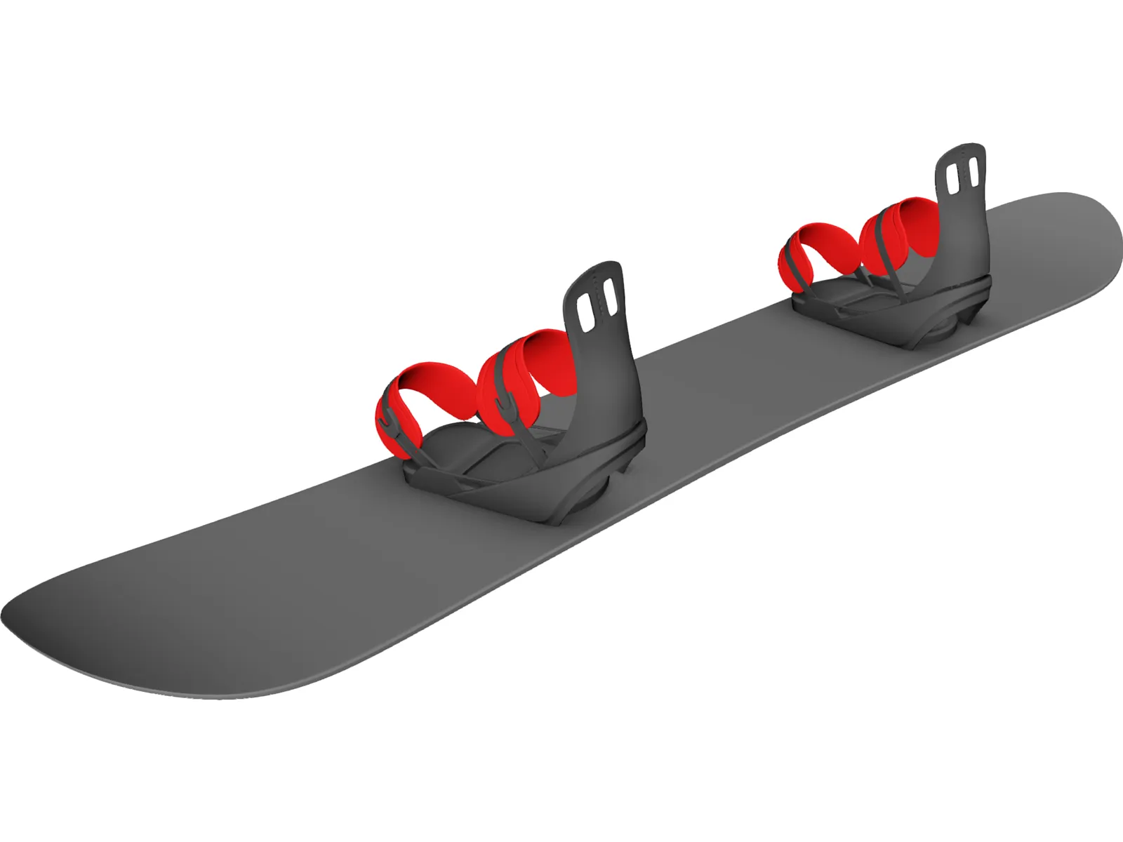 Snowboard 3D Model main preview