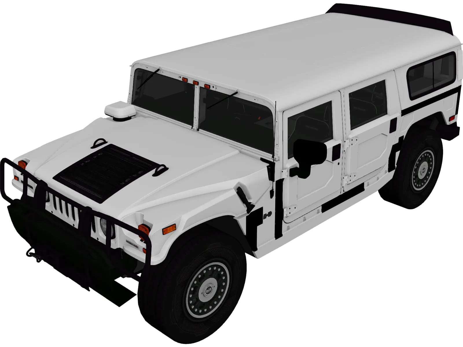 Hummer H1 Alpha 3D Model main preview