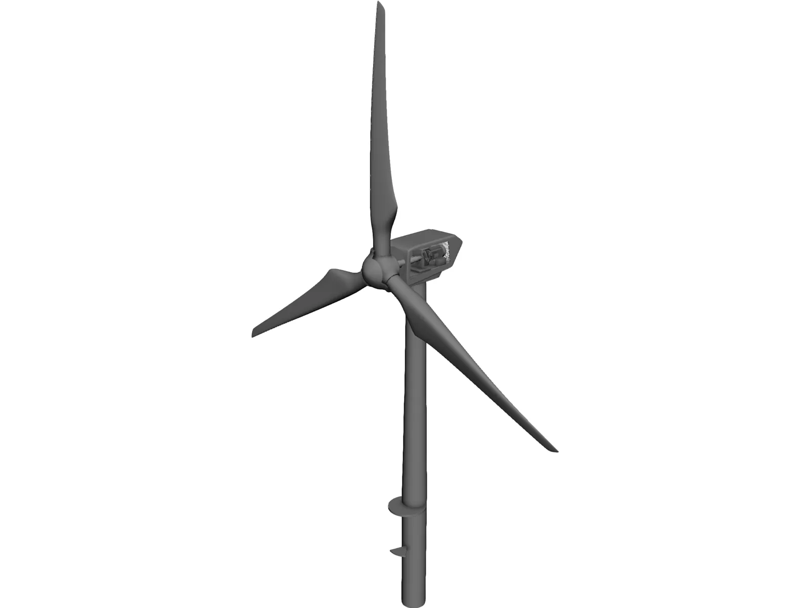 Wind Energy 3D Model main preview