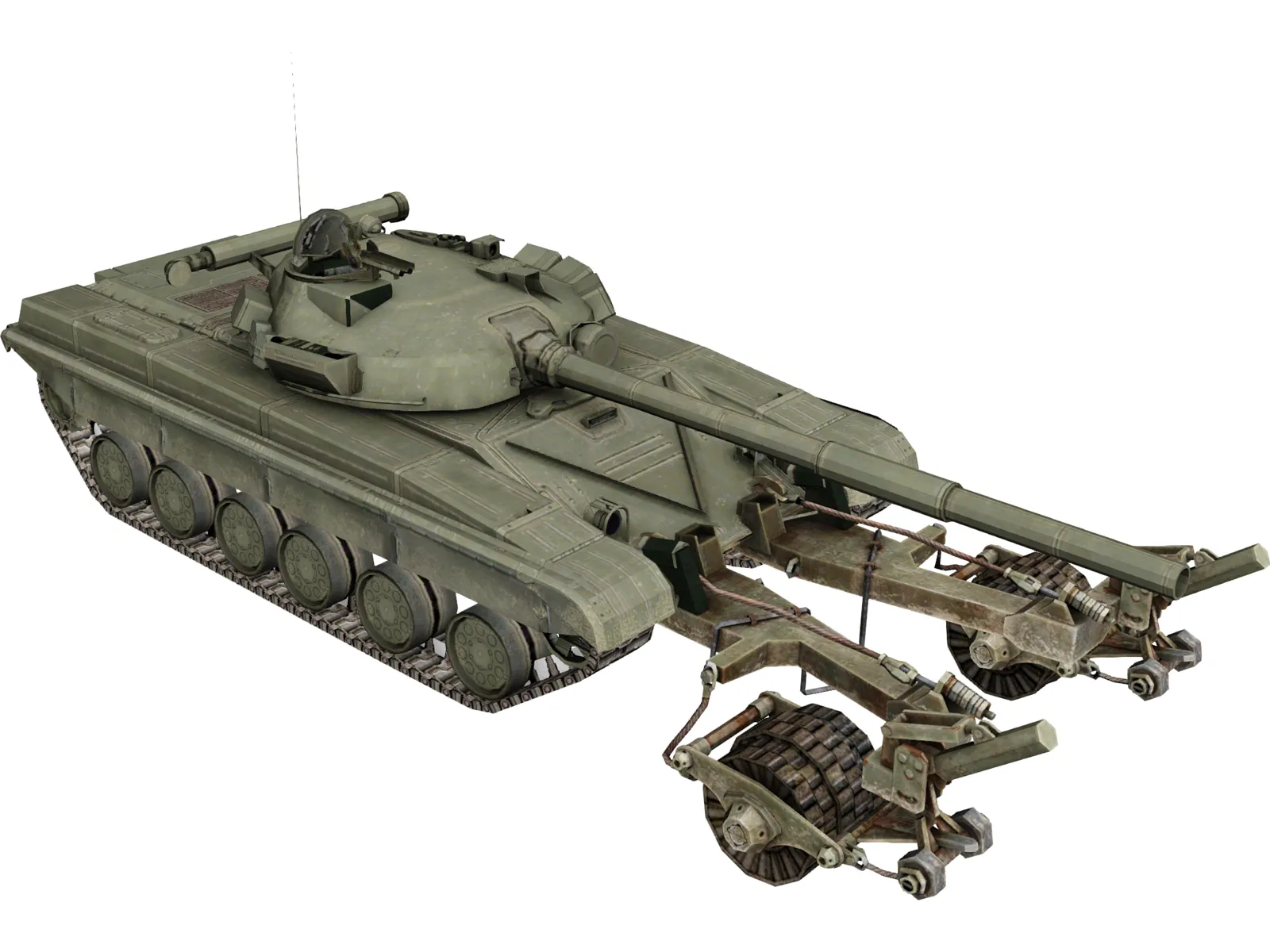 T-64B Trall 3D Model main preview