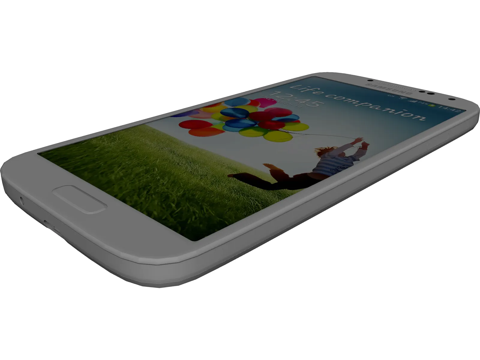 Samsung Galaxy S4 3D Model main preview