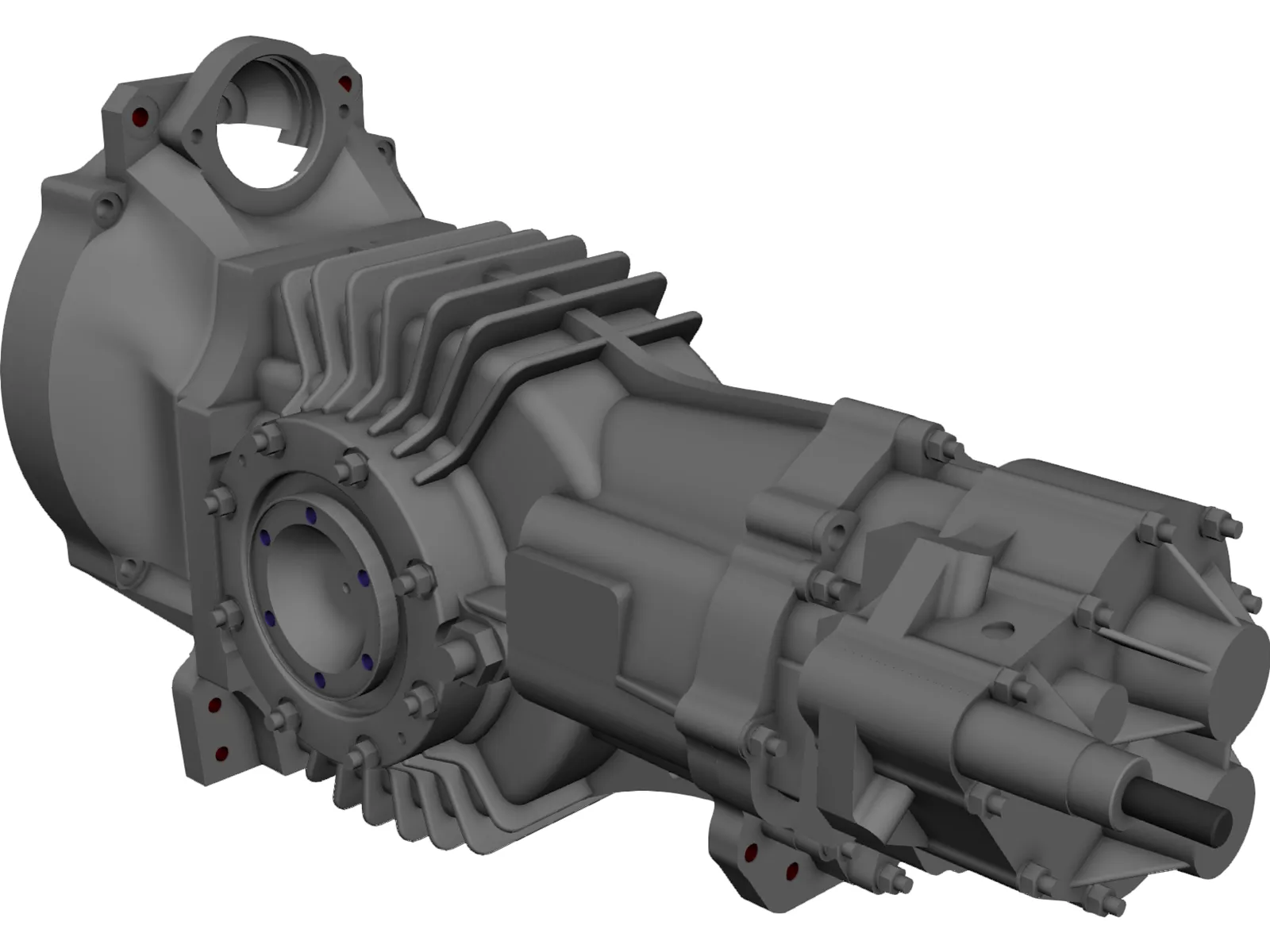 Mendeola MD5 Gearbox 3D Model main preview