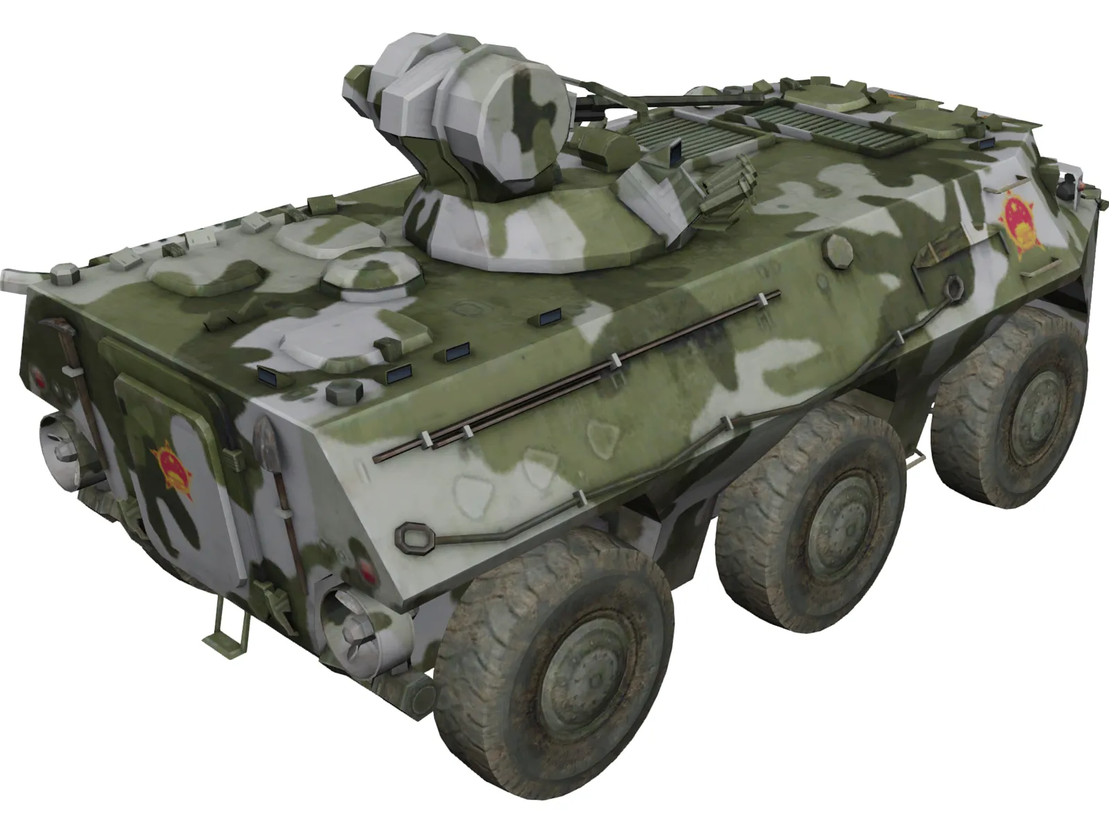 APC-WZ55-Type 92 Modern Chinese 3D Model main preview