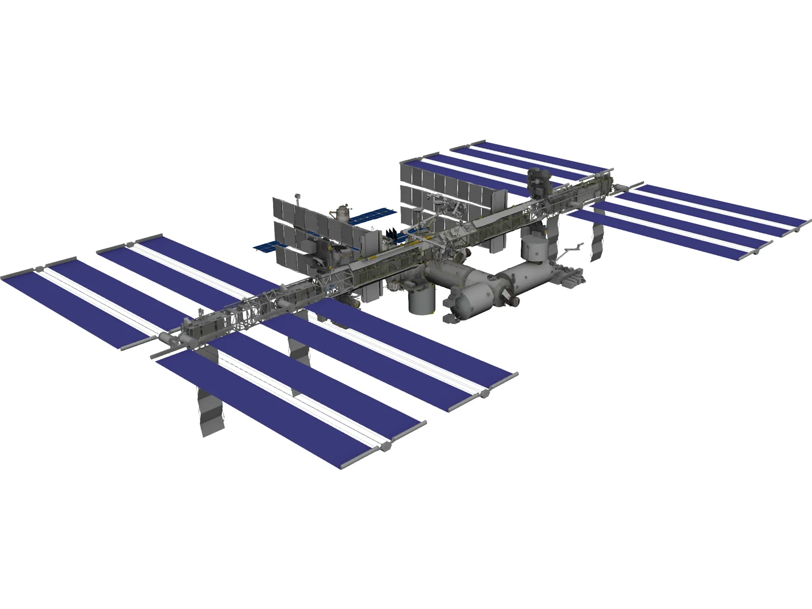 International Space Station (2011) 3D Model main preview