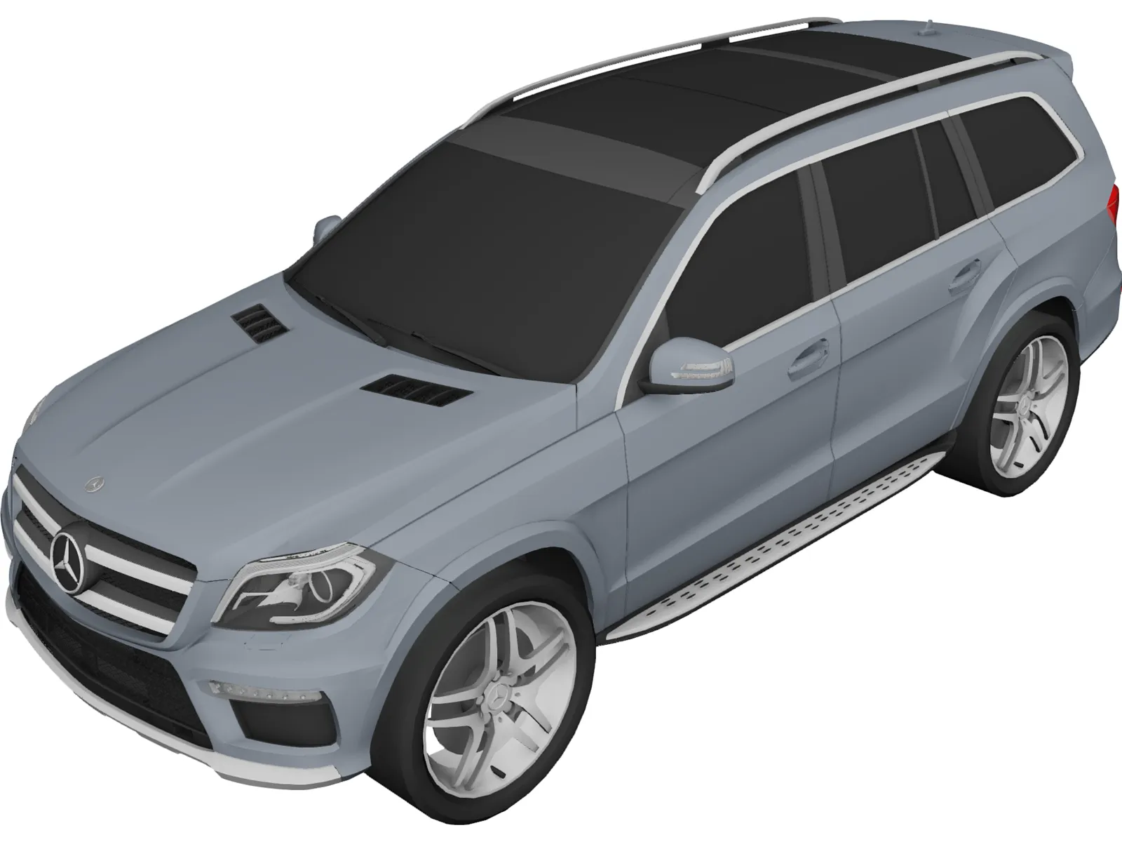 Mercedes-Benz GL 63 AMG 3D Model main preview
